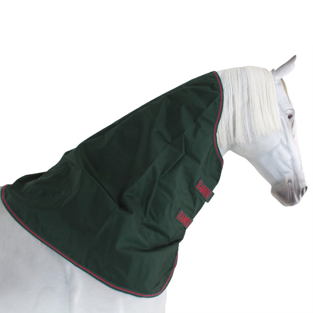 Horseware Pferde-Übergangsdecke Horseware Rambo Original Hood Lite 0g - Green/Red
