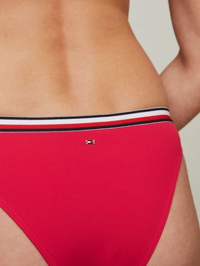 Tommy Hilfiger Swimwear Bikini-Hose CHEEKY HIGH LEG BIKINI mit Rippenstruktur