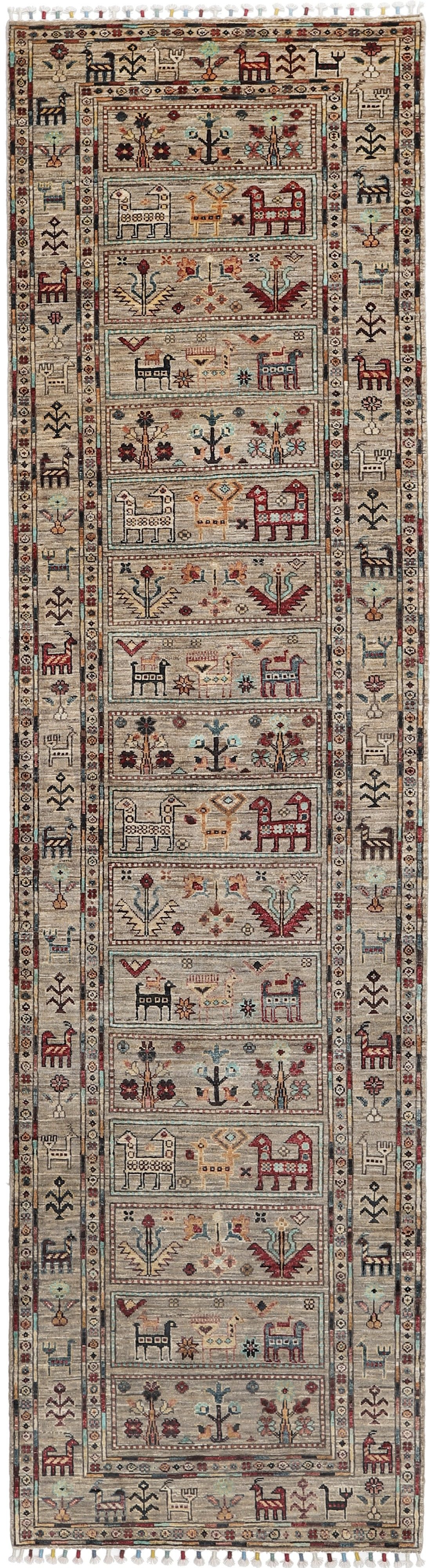 Carpet Avenue Teppich Ziegler Shabargan 310x81, Läufer, Höhe: 7 mm