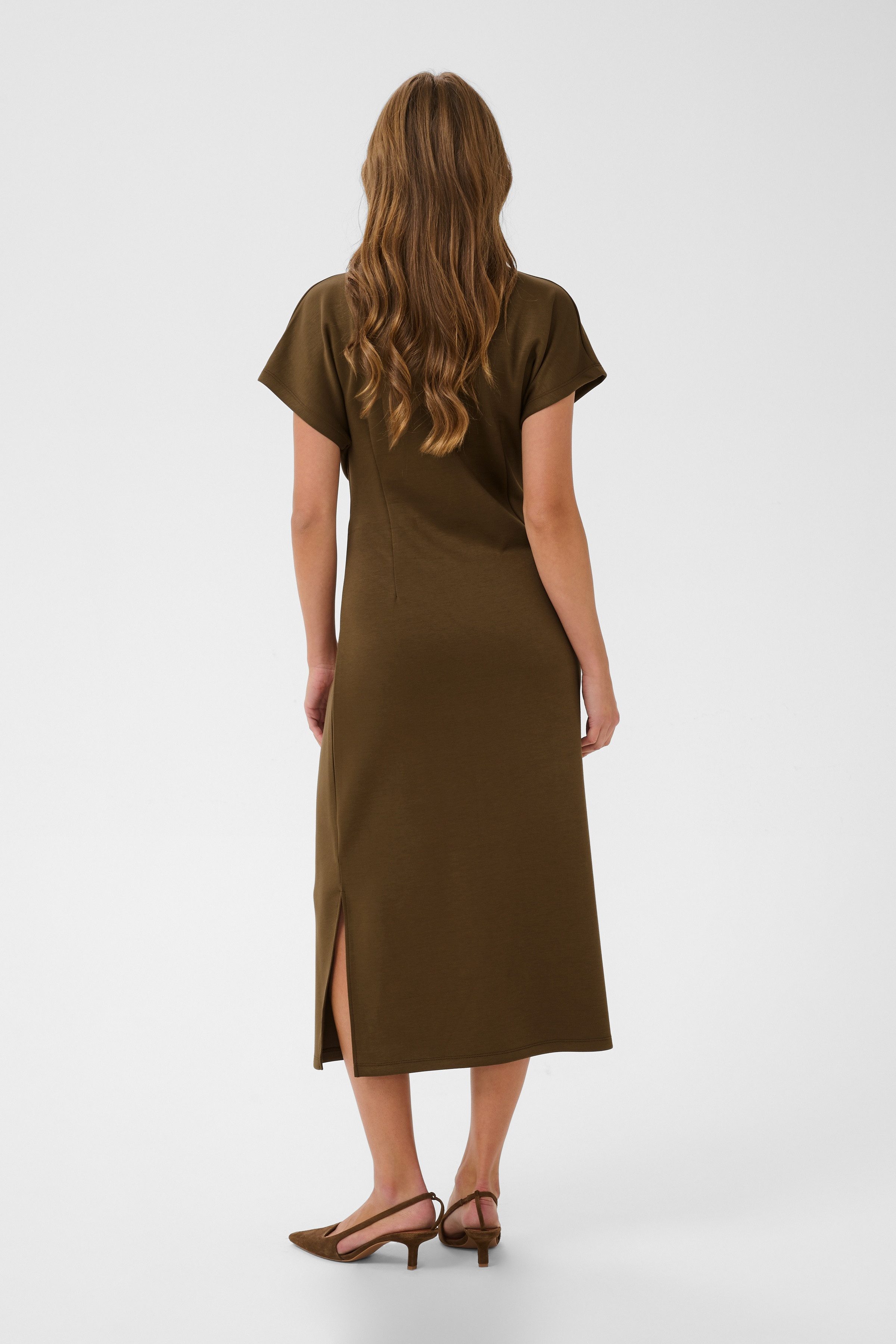 Saint Tropez Midikleid TheoSZ Dress Materialmix, Fitted – Bild 2 von 5