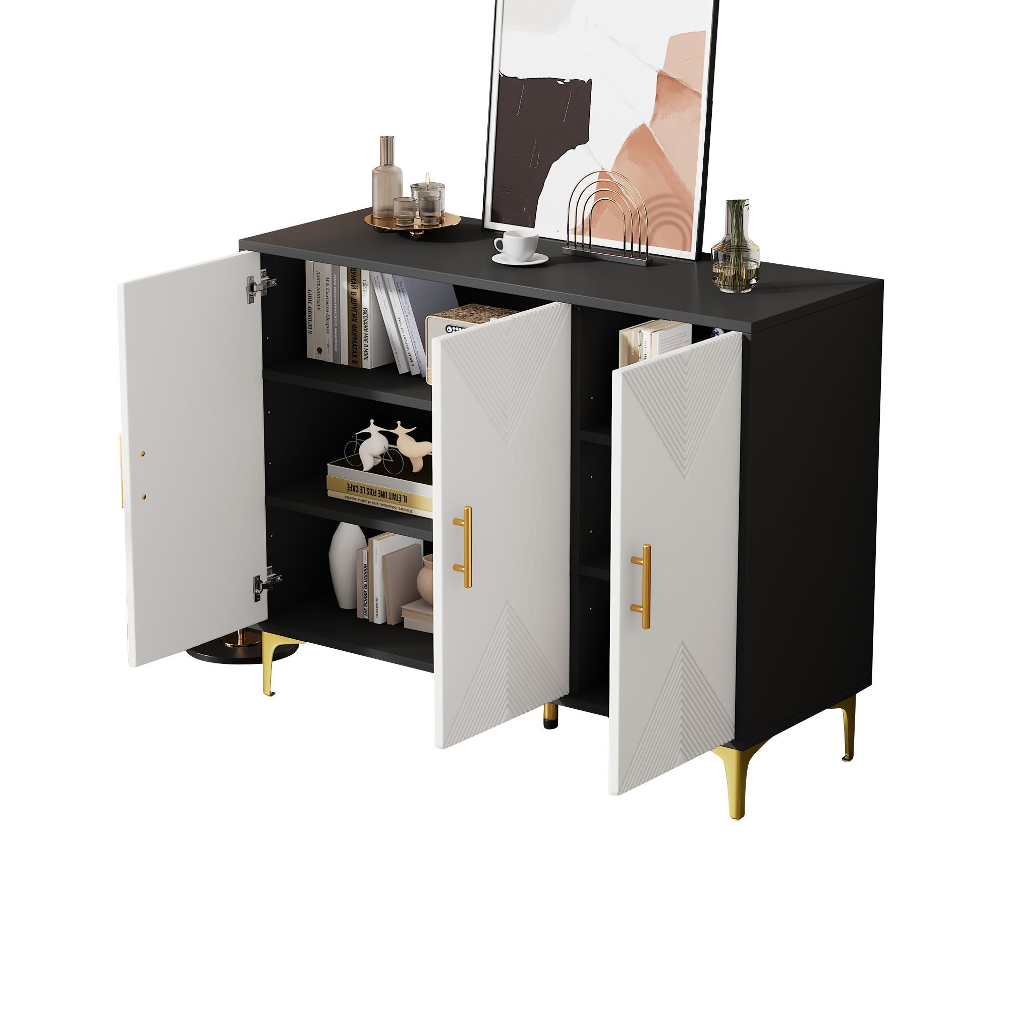 REDOM Sideboard Kommode Anrichte Highboard mit günstig online kaufen