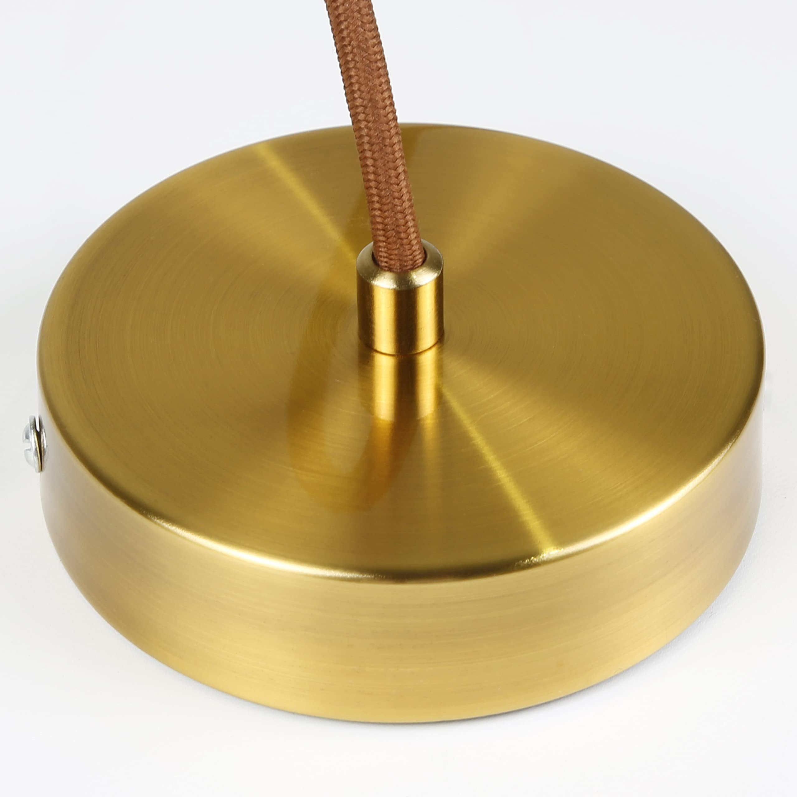 Gold Esszimmer Hängeleuchte Industrial ZMH E27 Baldachin Schnur 2 Kabel Retro Bar