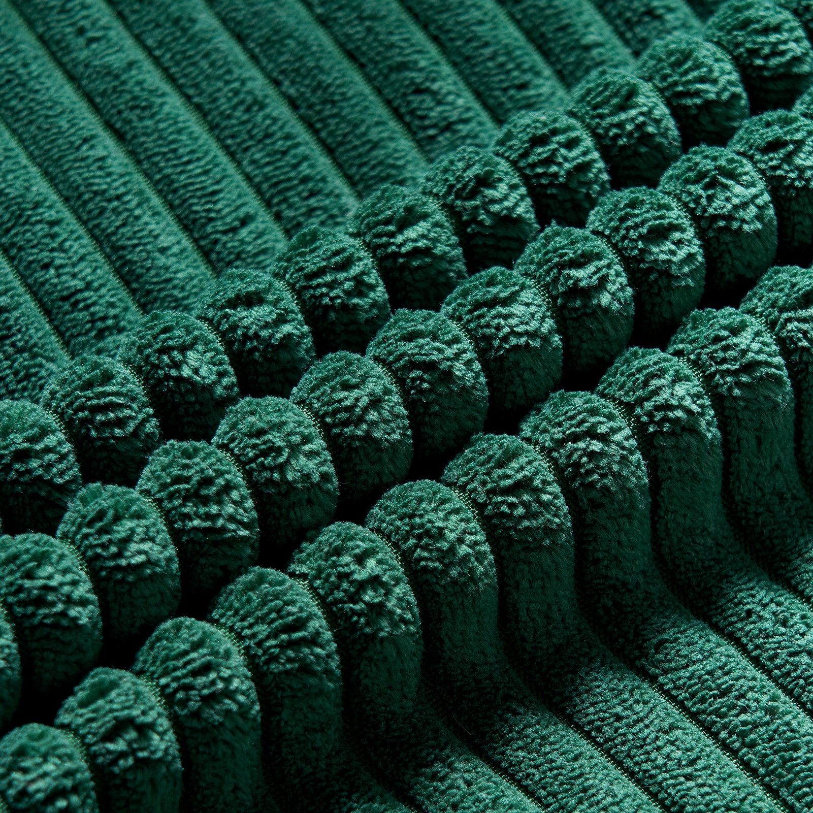 Topfinel Kissenbezug gestreiftes Muster,2er Set Kissenhülle Dekokissen Kissenbezug, Kordsamt 50x50 Sofakissen Couchkissen Zierkissenbezug Dekokissen