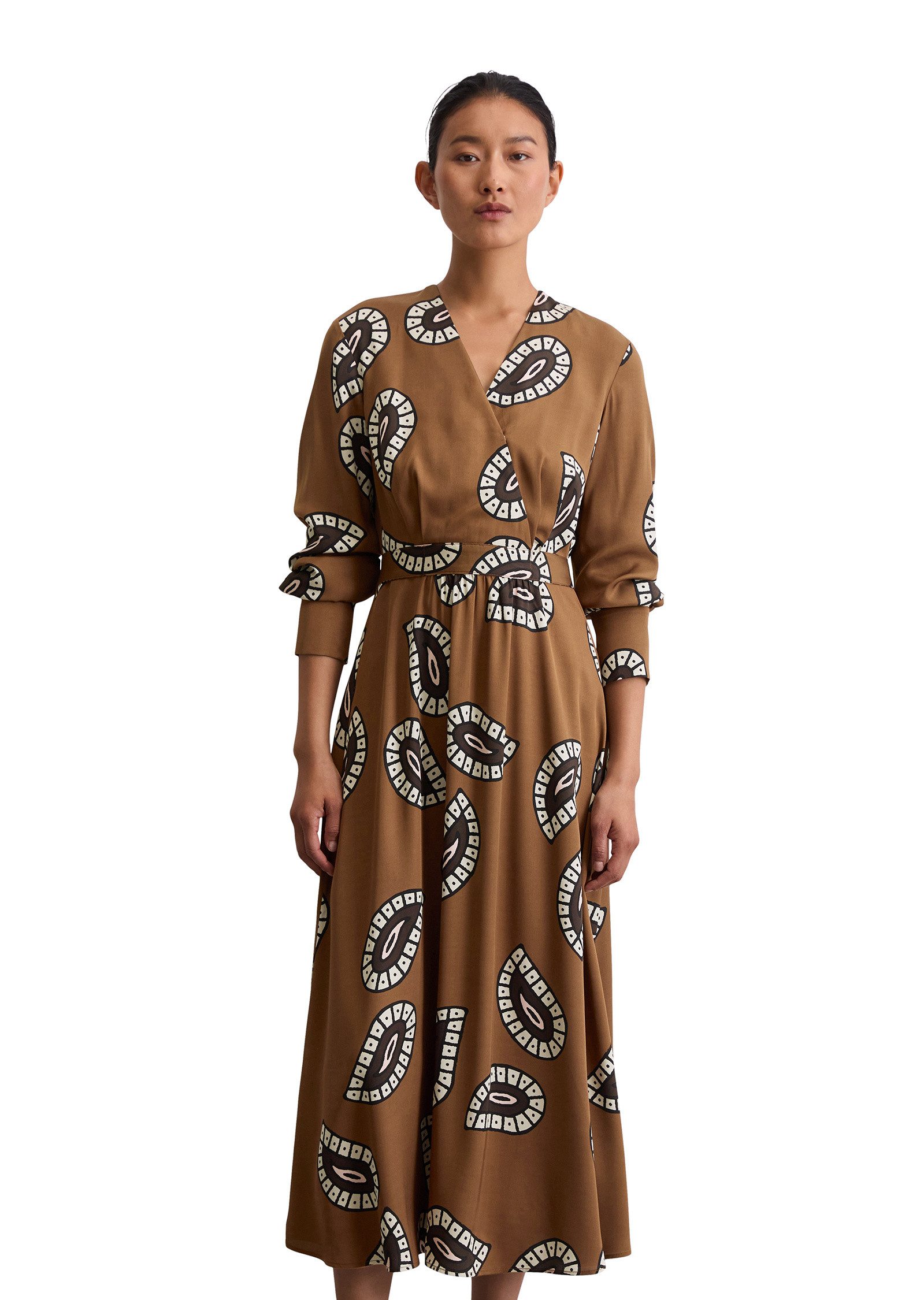 Marc O'Polo Druckkleid aus Viskose Twill