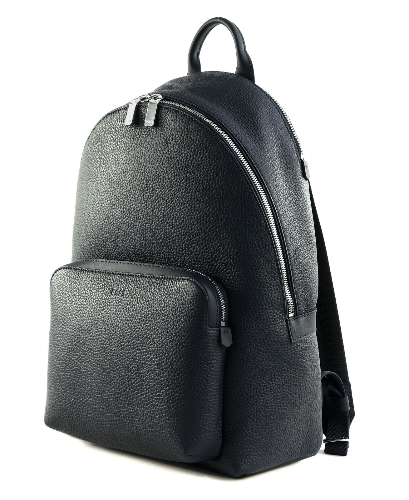 BOSS Rucksack Backpack, aus echtem Leder