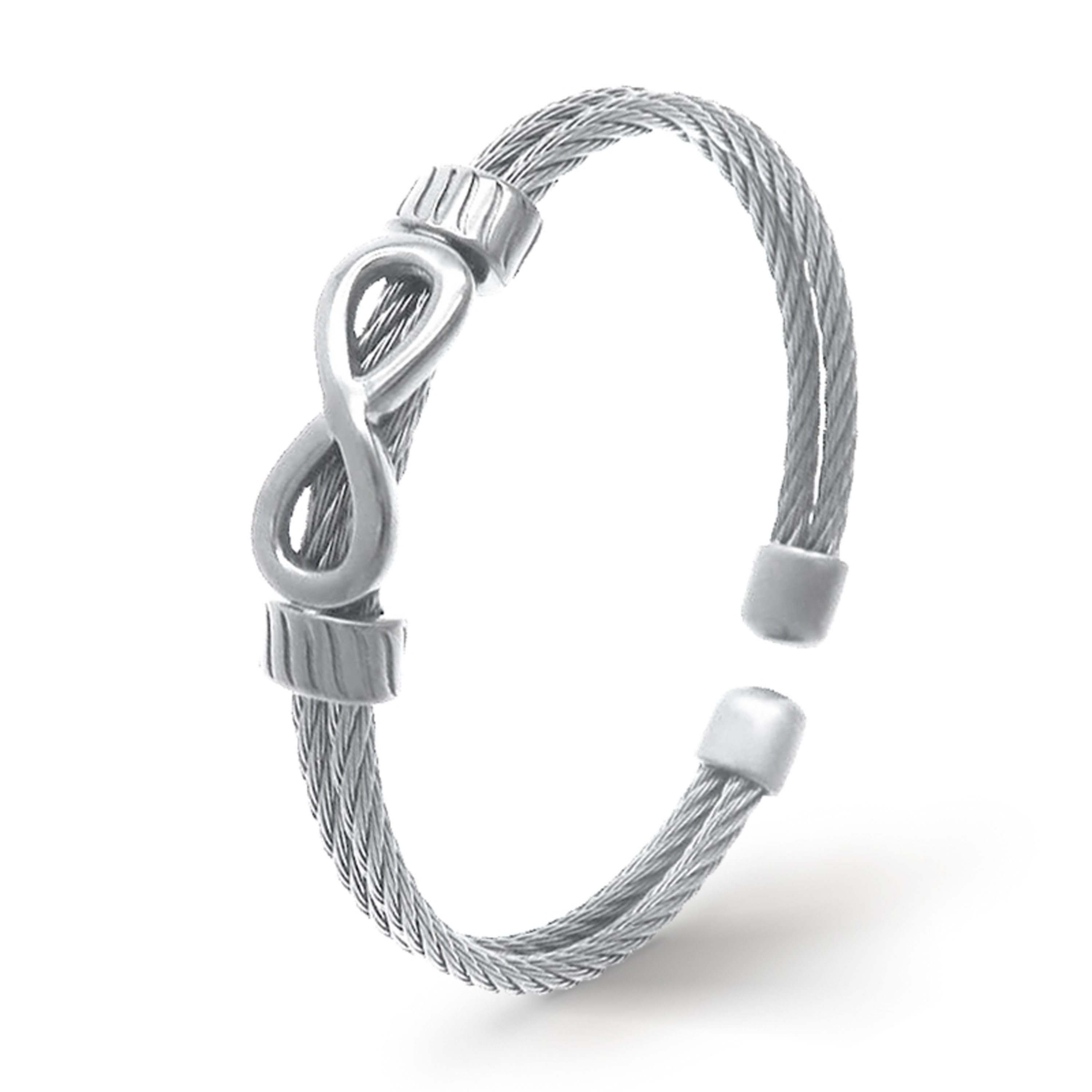 UNIQAL.de Armreif Unendlichkeit Edelstahl Armband "INFINITY" günstig online kaufen