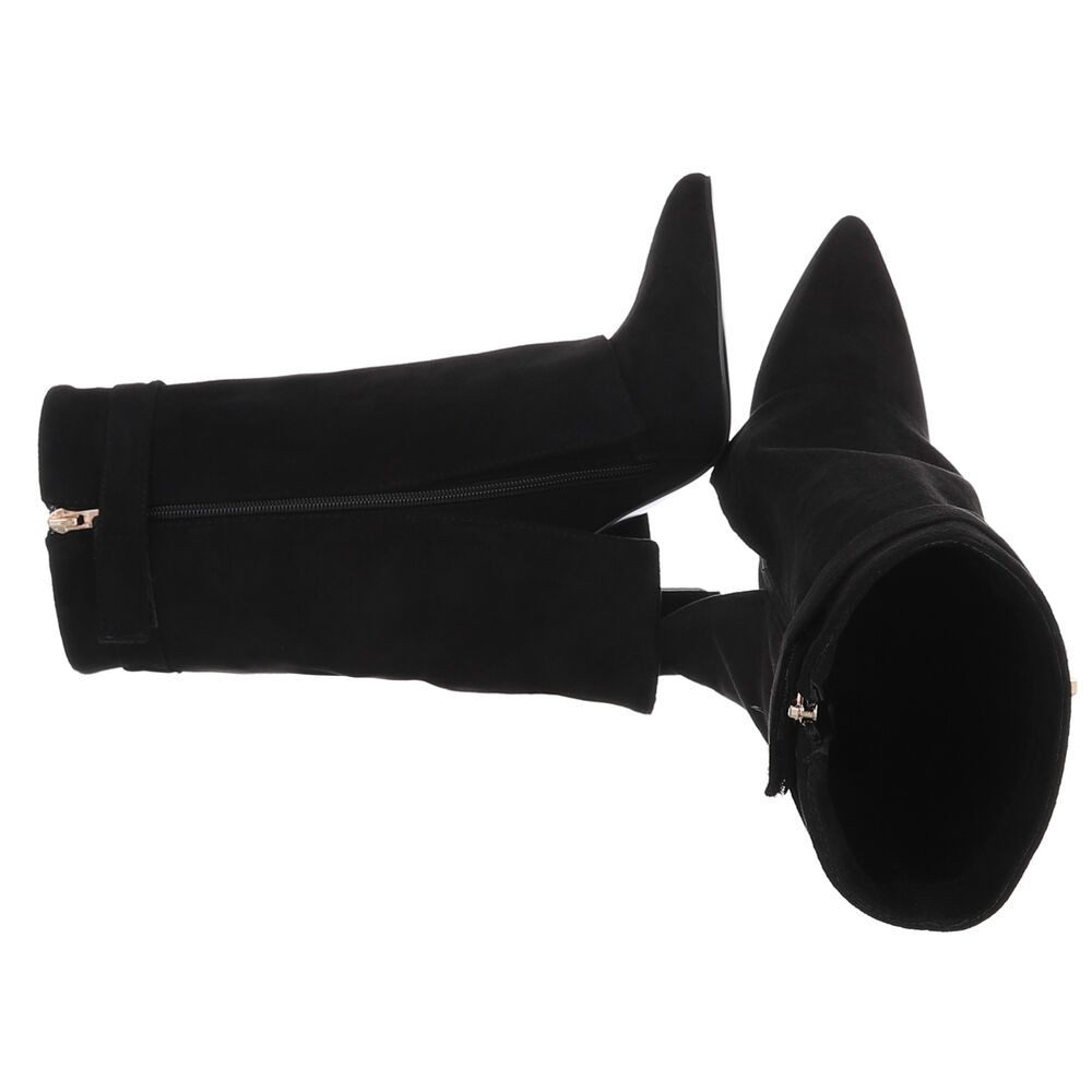 Ital-Design Modische Stiefeletten mit hohem Schaft für Damen High-Heel-Stie günstig online kaufen