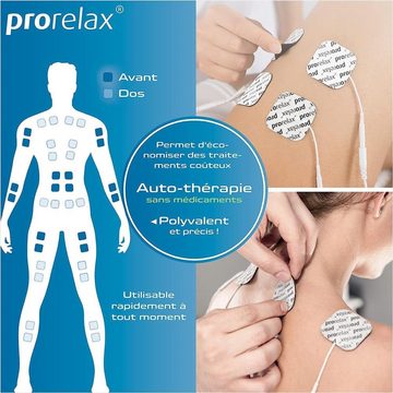 prorelax TENS-EMS-Gerät TENS/EMS Trio, Elektrostimulationsgerät, Reizstromgerät, Muskelaufbau