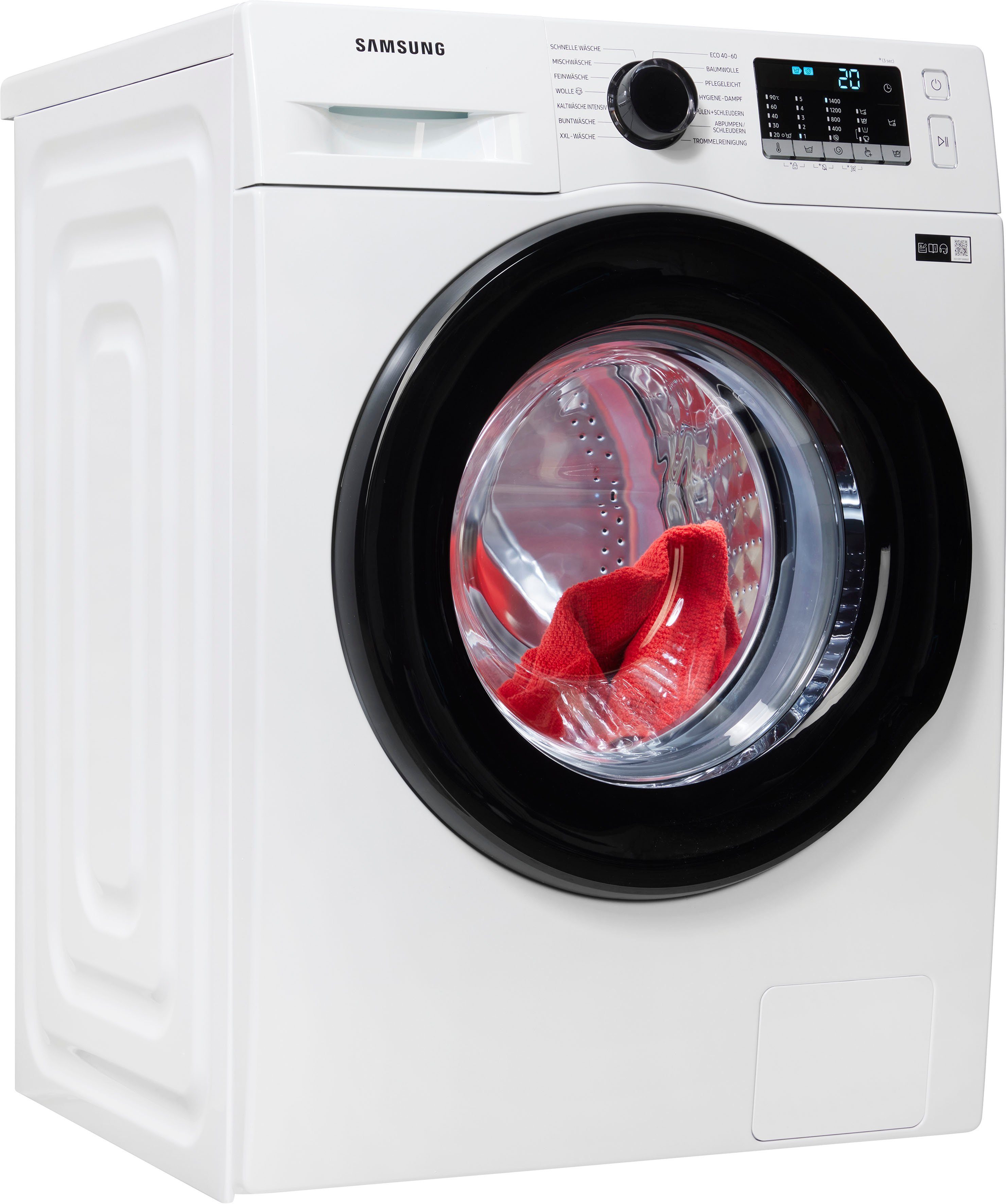 Samsung Waschmaschine WW71TA049AE, 7 kg, 1400 U/min, FleckenIntensiv- Funktion