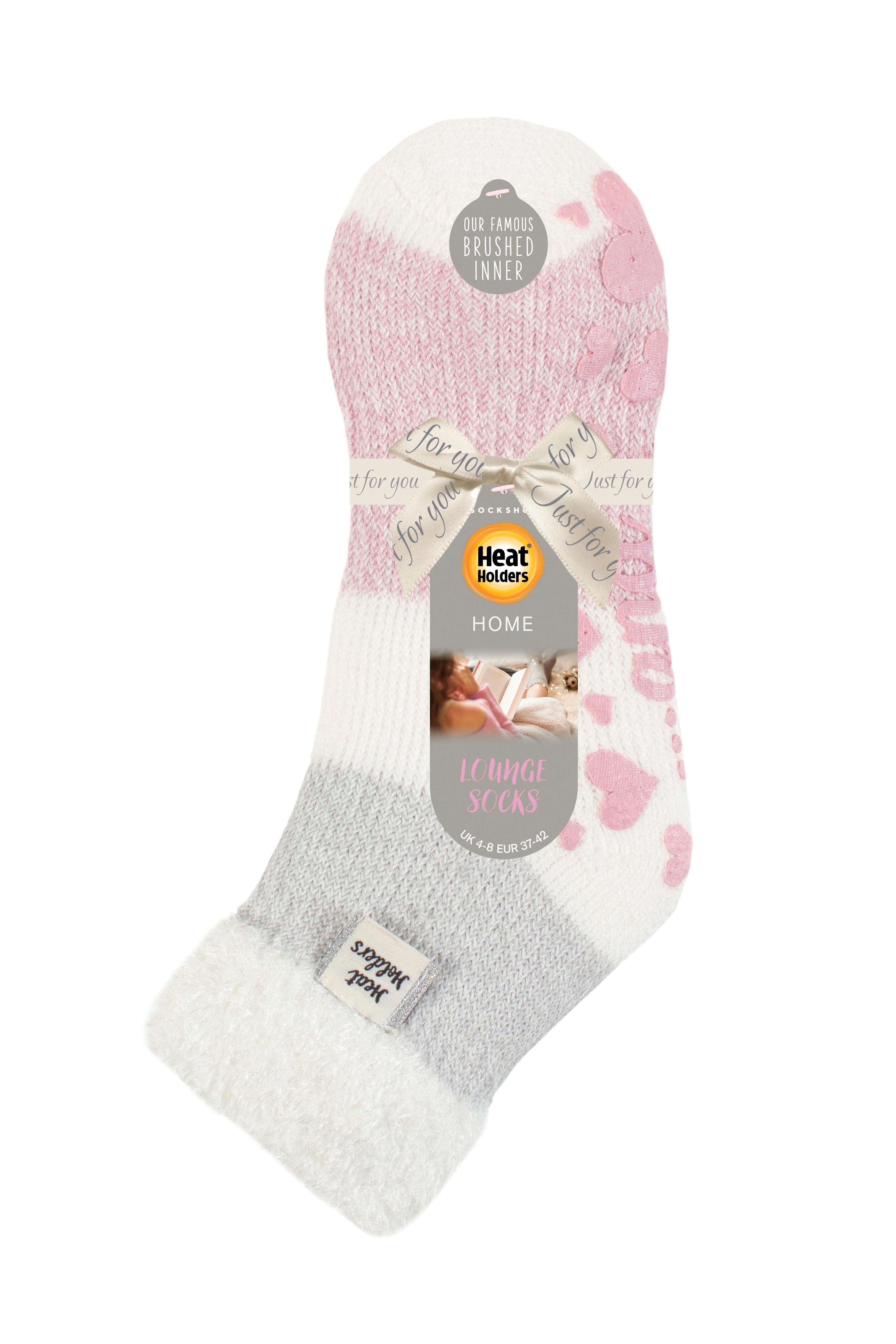 Heat Holders Haussocken Damen Lounge Wohlfühl Socken, Turnover-Federoberteil, sehr warm