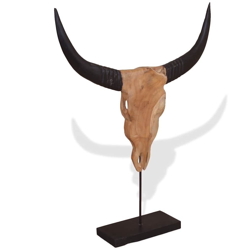 vidaXL Skulptur Stierkopf-Skulptur 66x15x88 cm