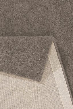 Wollteppich Janne, Berber Teppich, Wolle, meliert, handgearbeitet, THEKO, rechteckig, Höhe: 20 mm, handgetuftet, Wohnzimmer, Schlafzimmer, Esszimmer