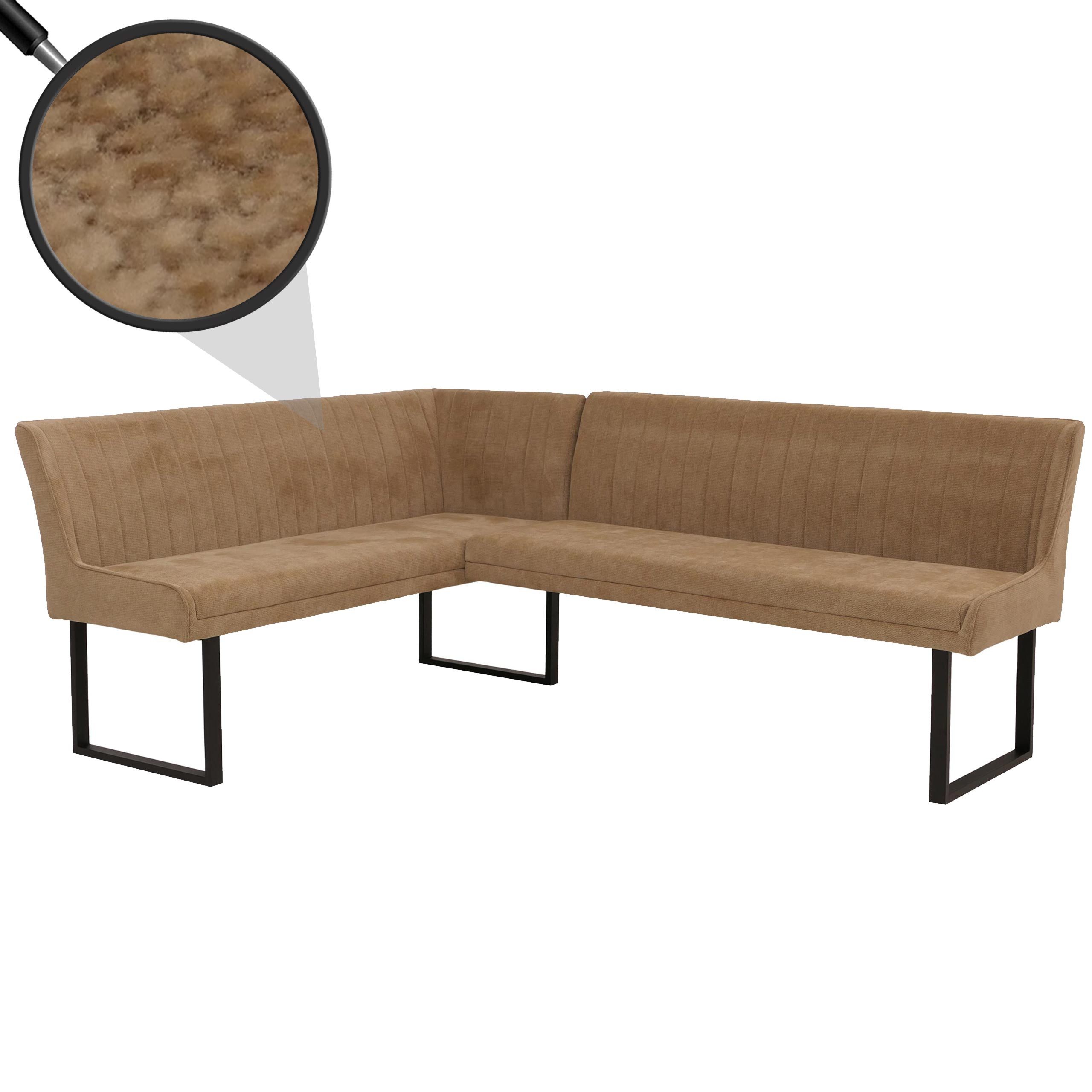 MCW Eckbank MCW-O82-159, Einfache Montage (Füße montieren), Stabiles Gestell aus Eisen