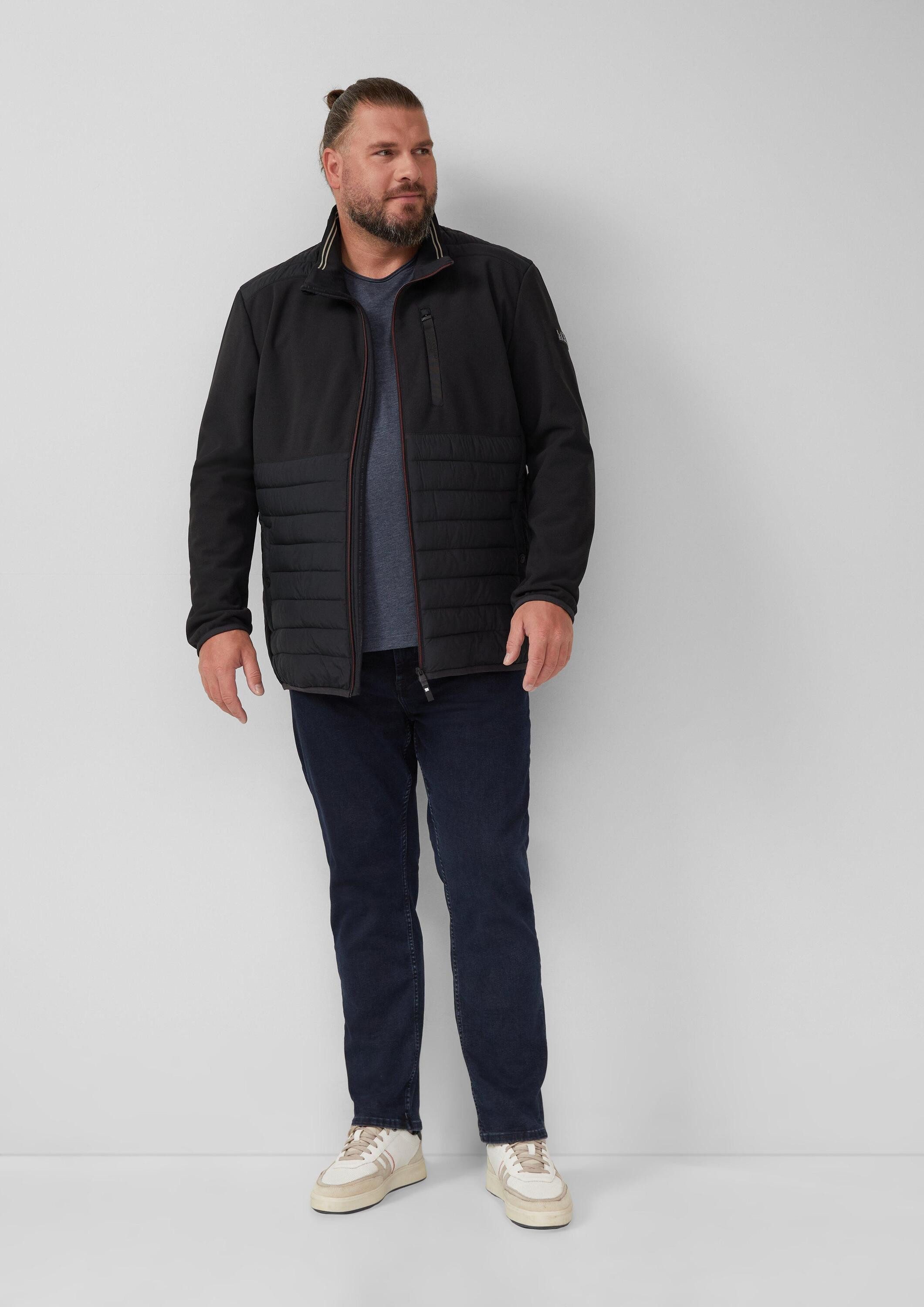 s.Oliver Funktionsjacke Outdoor-Jacke Leichte Hybridjacke mit sportiven Details