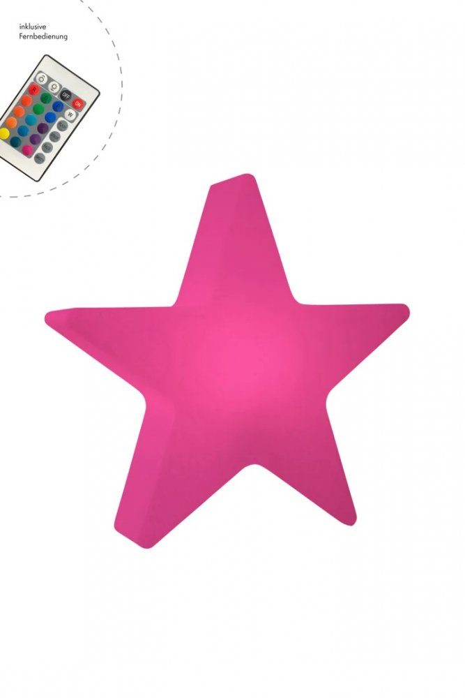8 seasons design LED Stern Shining Star Merry Christmas Durchmesser 60 cm weiß, RGB