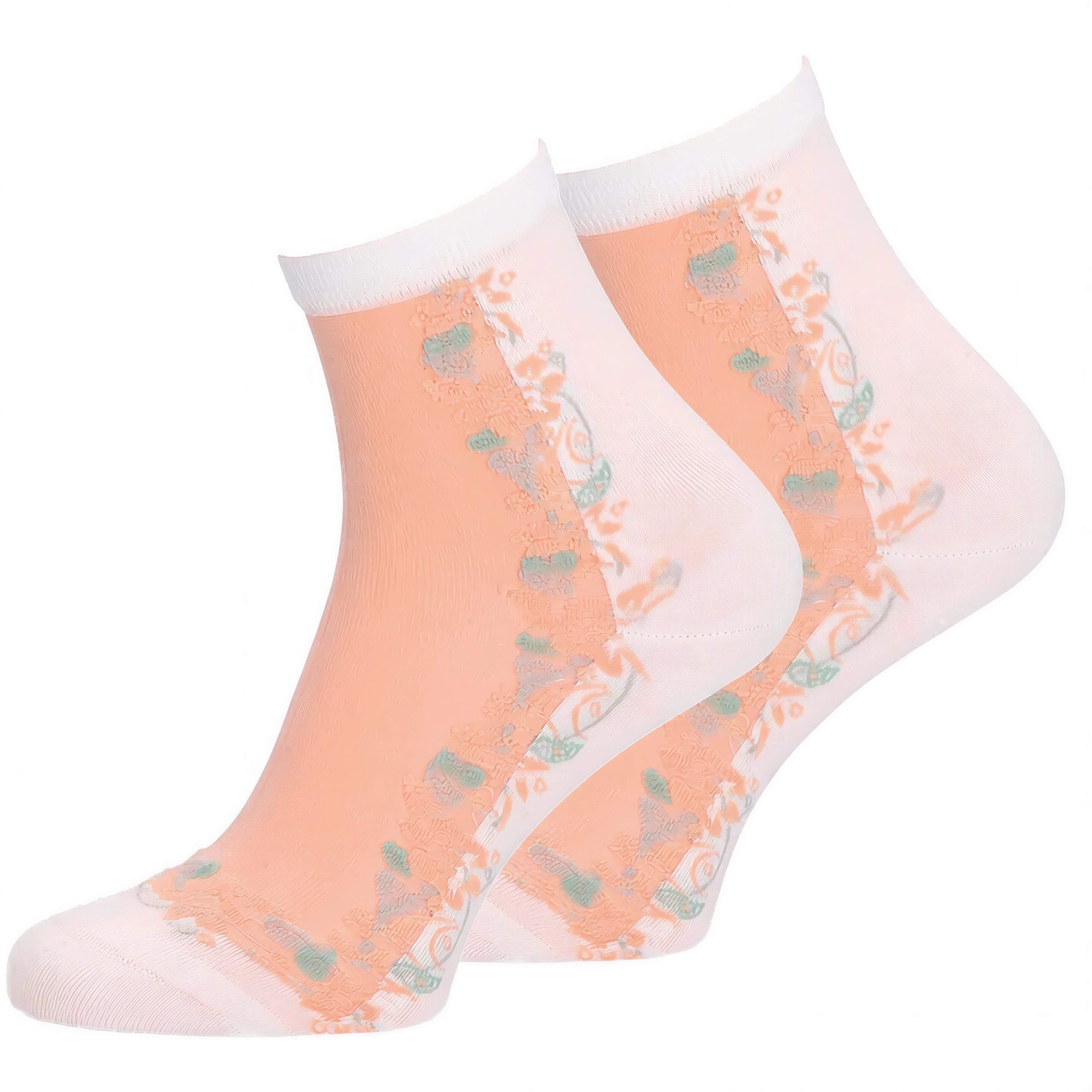 Tamaris Kurzsocken Damen mit Blumendesign (Packung, 1-Paar) verführerisch