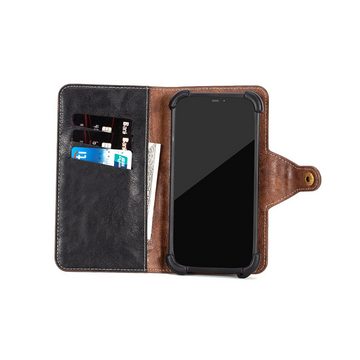 K-S-Trade Handyhülle für HTC Desire 12+, Handy Hülle Schutz Hülle Schutzhülle Bookstyle Case Handy Cover