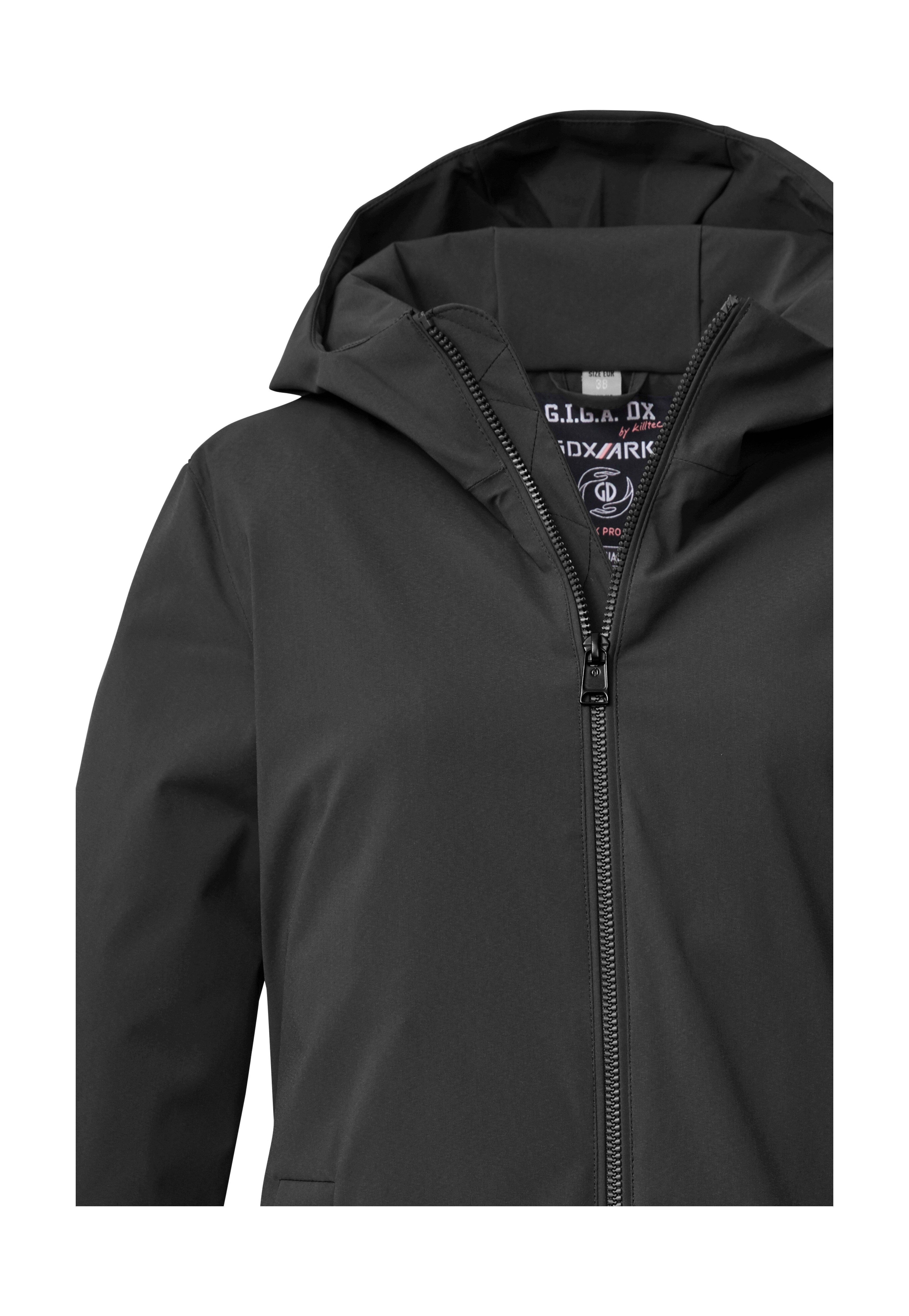 G.I.G.A. DX by killtec Parka GS 154 WMN PRK Ultraleichter, urbaner Parka, 100% wasserdicht, verstellbar, recycelt