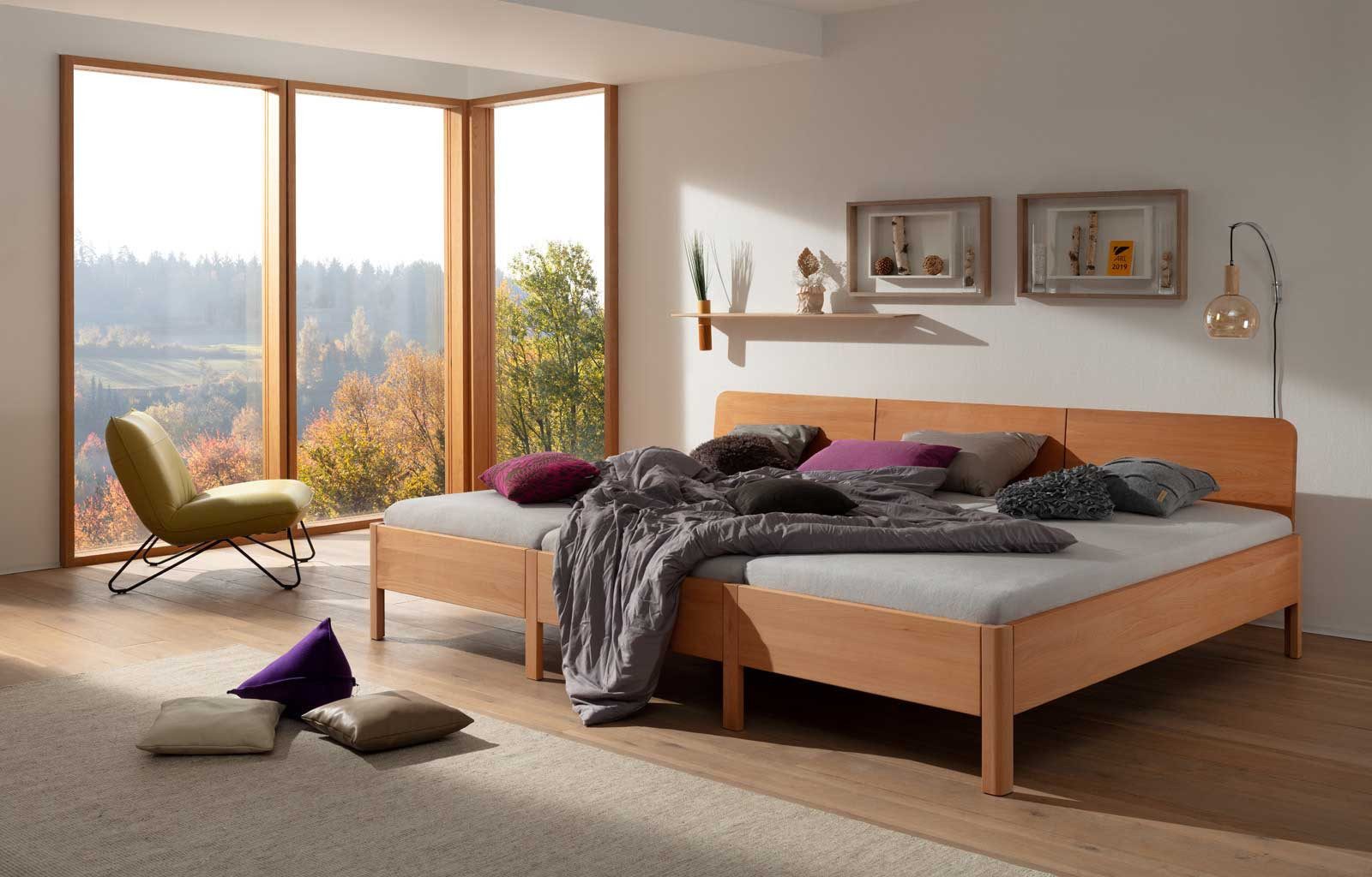 Bettkonzept Massivholzbett Modulares Familienbett, modulares Familienbett