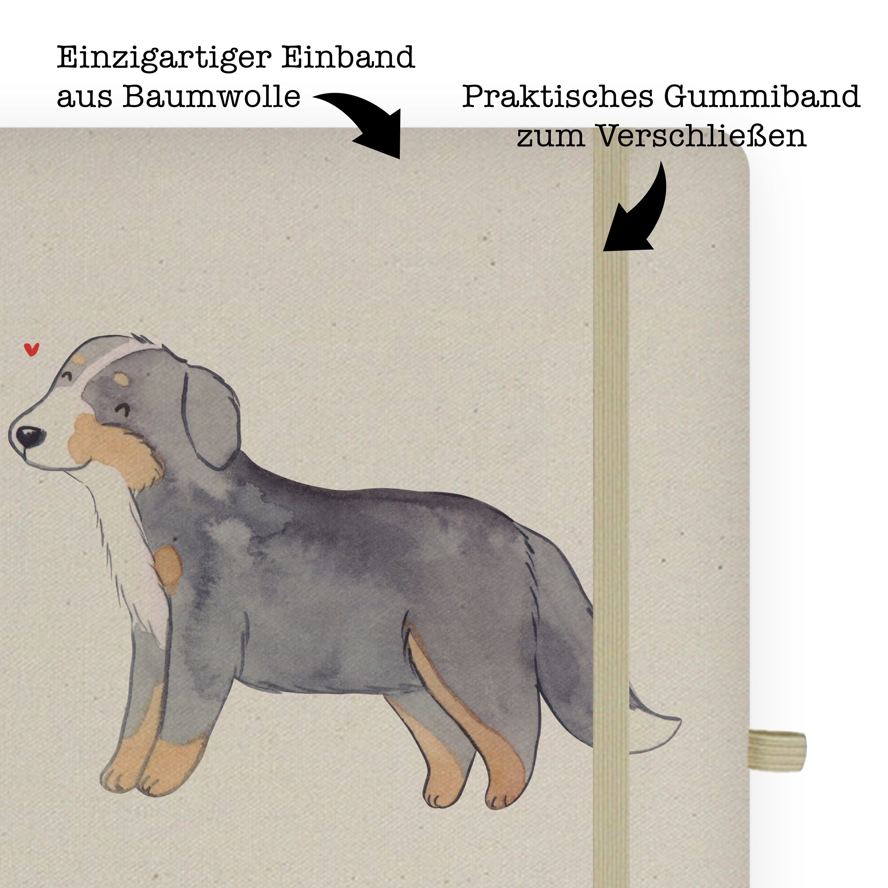 Hundebesit Kladde, Sennenhund & - Mrs. Mr. & Moment Berner - Panda Transparent Geschenk, Notizbuch Mr. Mrs. Panda