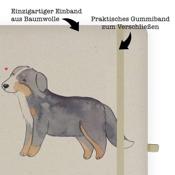 Mr. & Mrs. Panda Notizbuch Berner Sennenhund Moment - Transparent - Geschenk, Kladde, Hundebesit Mr. & Mrs. Panda, Handgefertigt