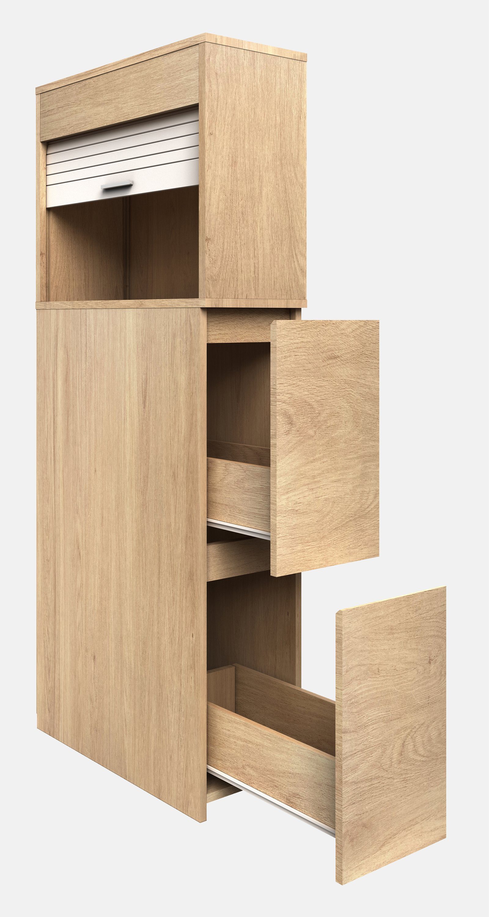 VCM Midischrank Holz Badmöbel Nischenschrank Schublade günstig online kaufen