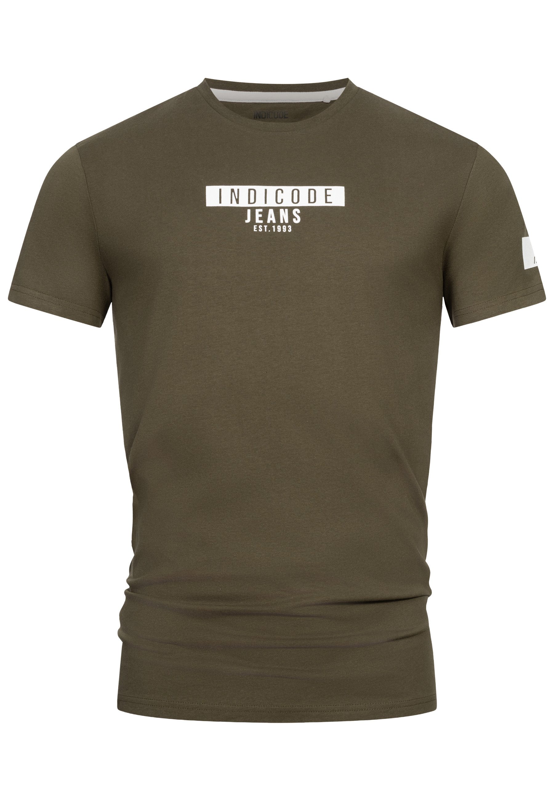 Indicode T-Shirt INVegas mit Rundhals-Ausschnitt und günstig online kaufen