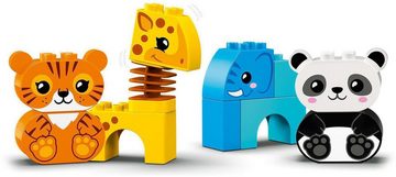 LEGO® Konstruktionsspielsteine Mein erster Tierzug (10955), LEGO® DUPLO® Creative Play, (15 St), Made in Europe