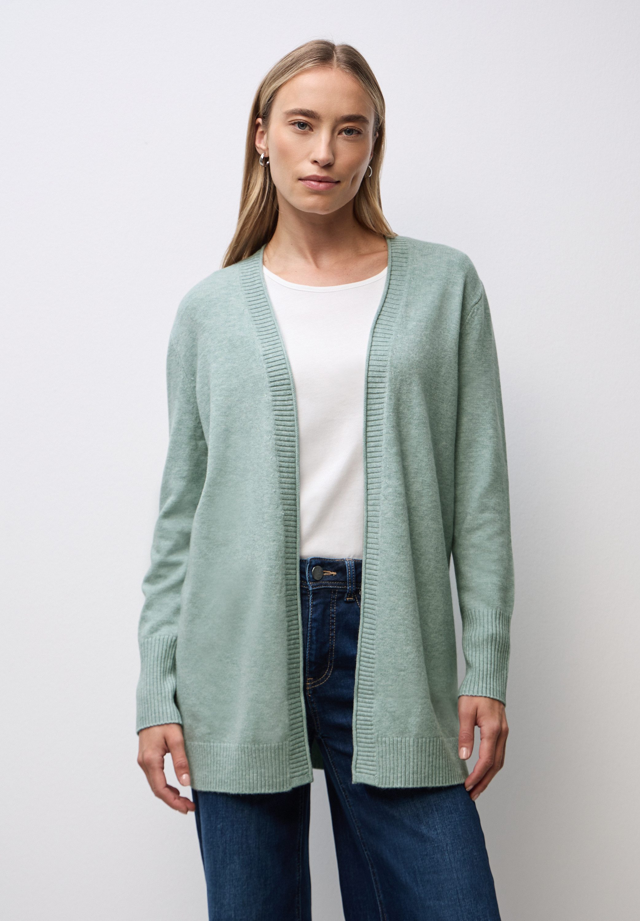 STREET ONE Strickjacke in Unifarbe