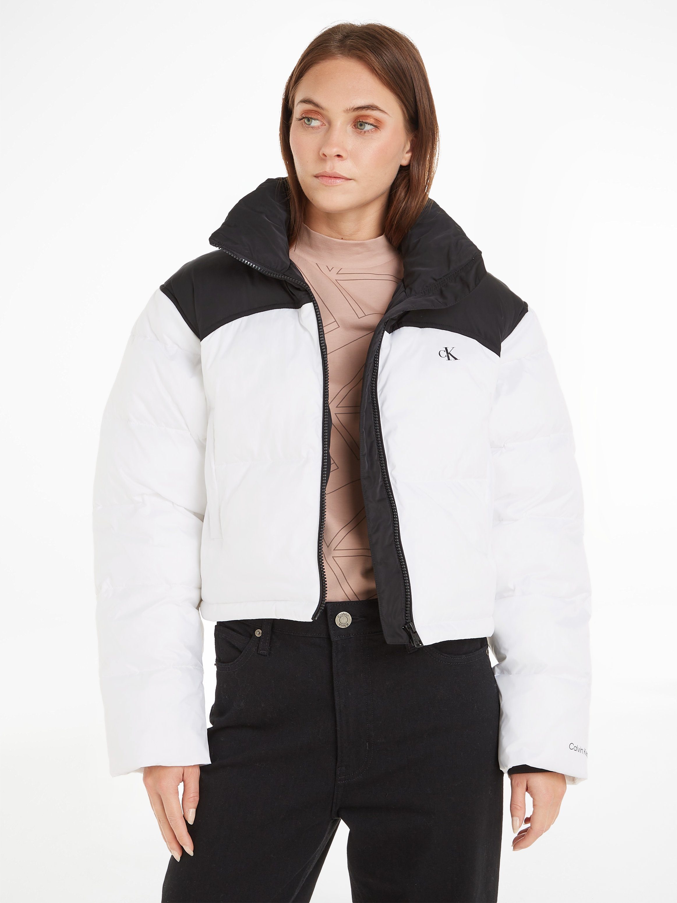 Calvin Klein Jeans Outdoorjacke BLOCKED CROPPED PUFFER