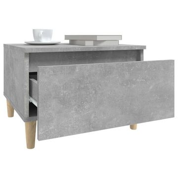 furnicato Beistelltisch Betongrau 50x46x35 cm Holzwerkstoff