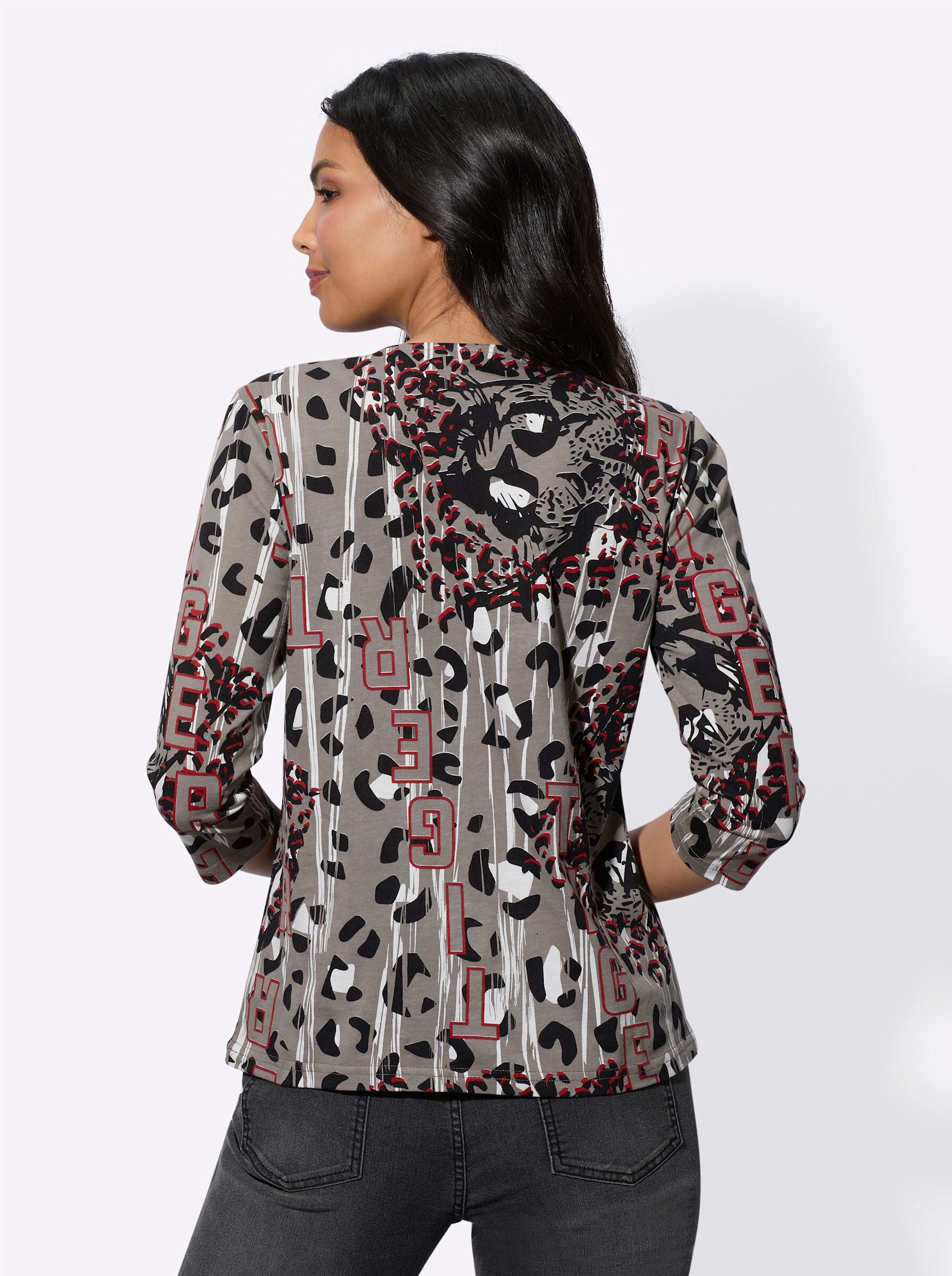 Sieh an! T-Shirt Rundhalsshirt . günstig online kaufen