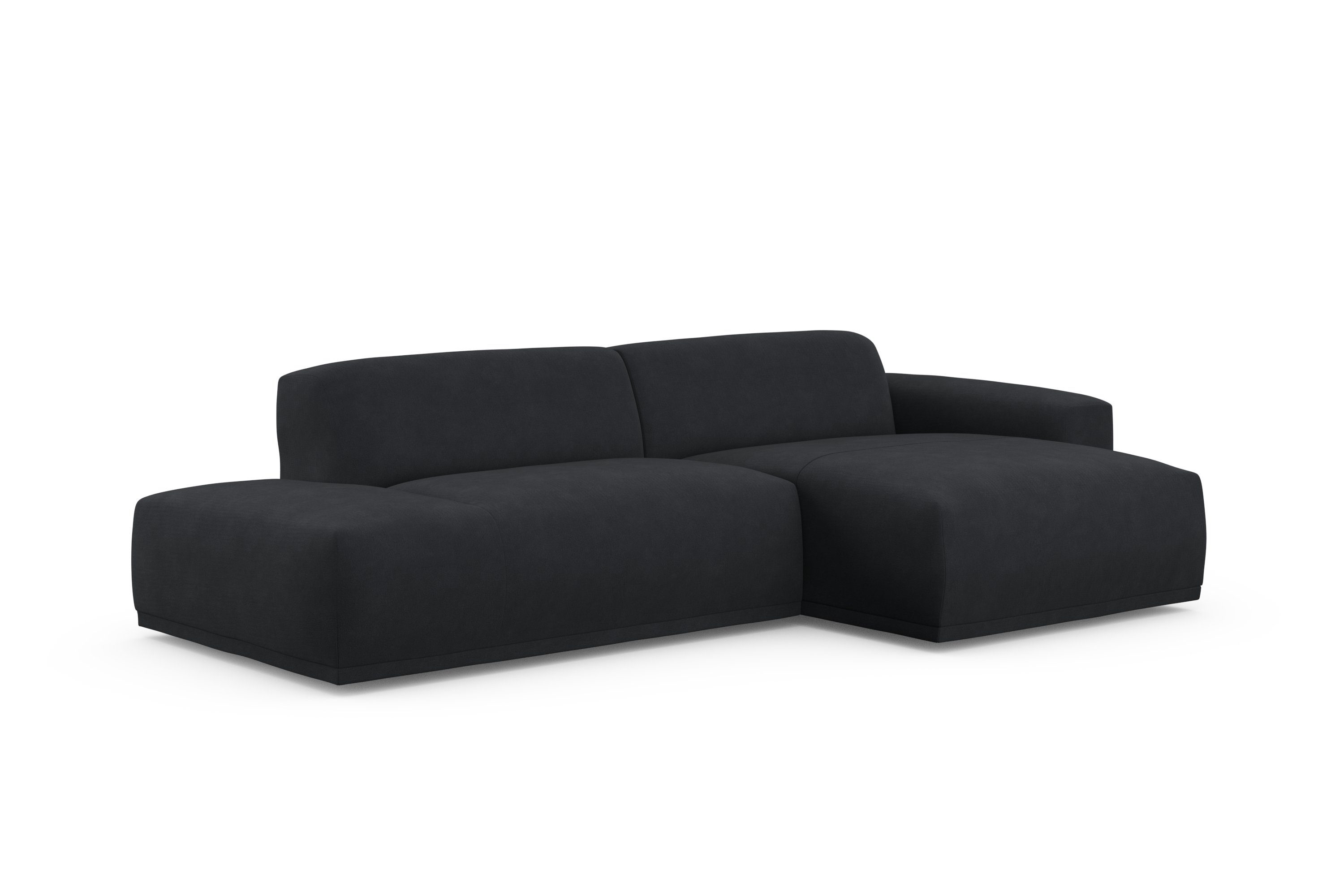 TRENDMANUFAKTUR Ecksofa Braga, mit hochwertigem Kaltschaum, L-Form, in Cord erhältlich, modernes Sofa, Couch mit hohem Sitzkomfort, 275/72/160 cm (B/H/T)