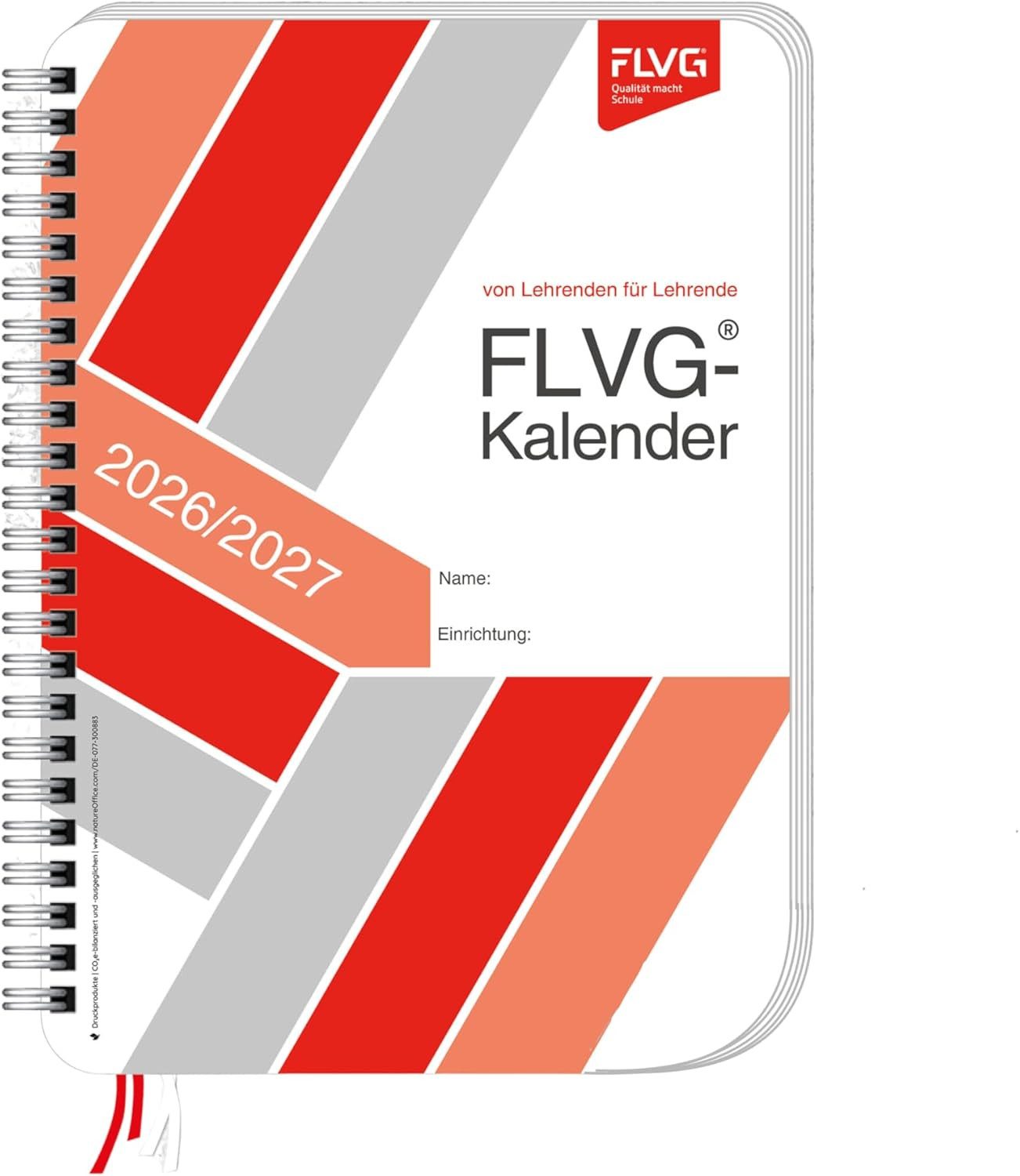FLVG Verlagshaus OHG Lehrerkalender FLVG-Kalender von Lehrenden für Lehrende 2026/2027