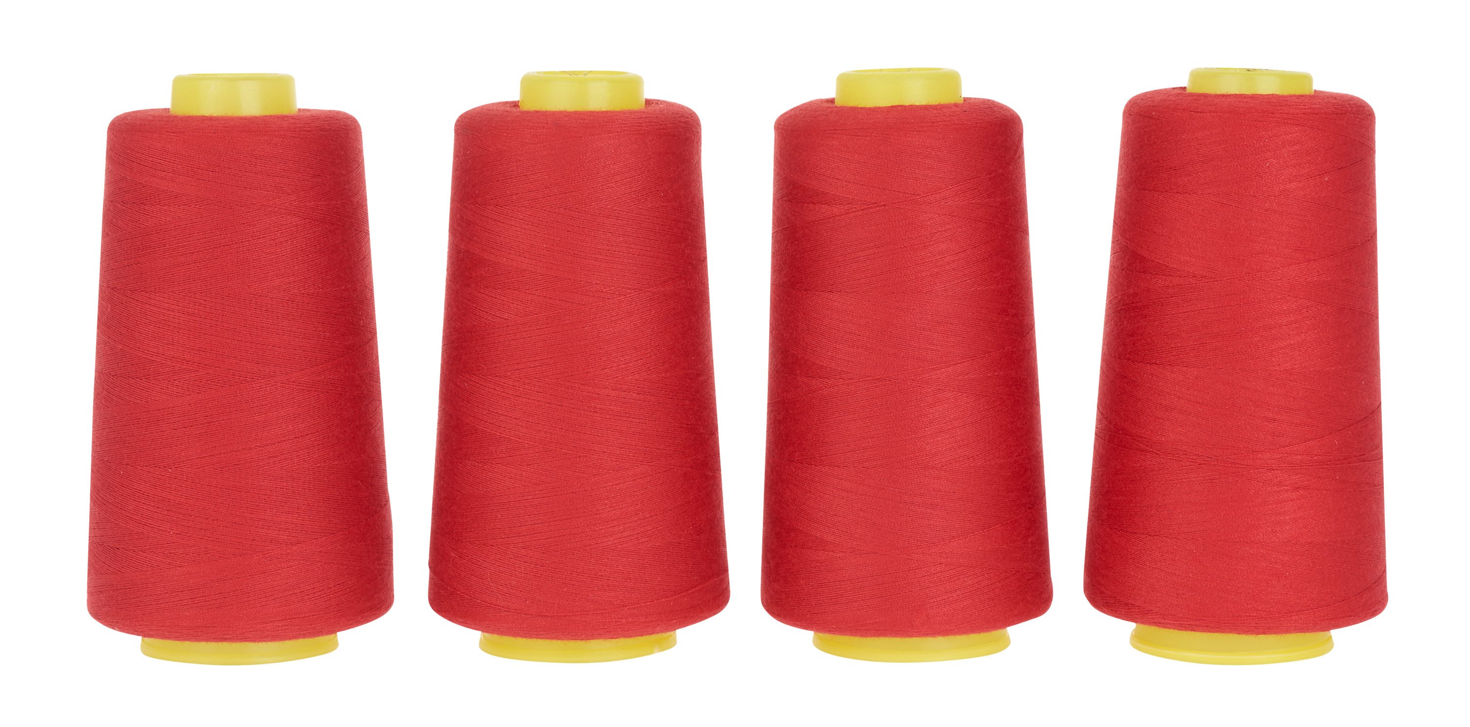 4 Spulen Overlock-Nähgarn – Königsblau, Je 2743 M, NE 40/2, 100% Polyester, Ideal Für Nähmaschinen & Overlock