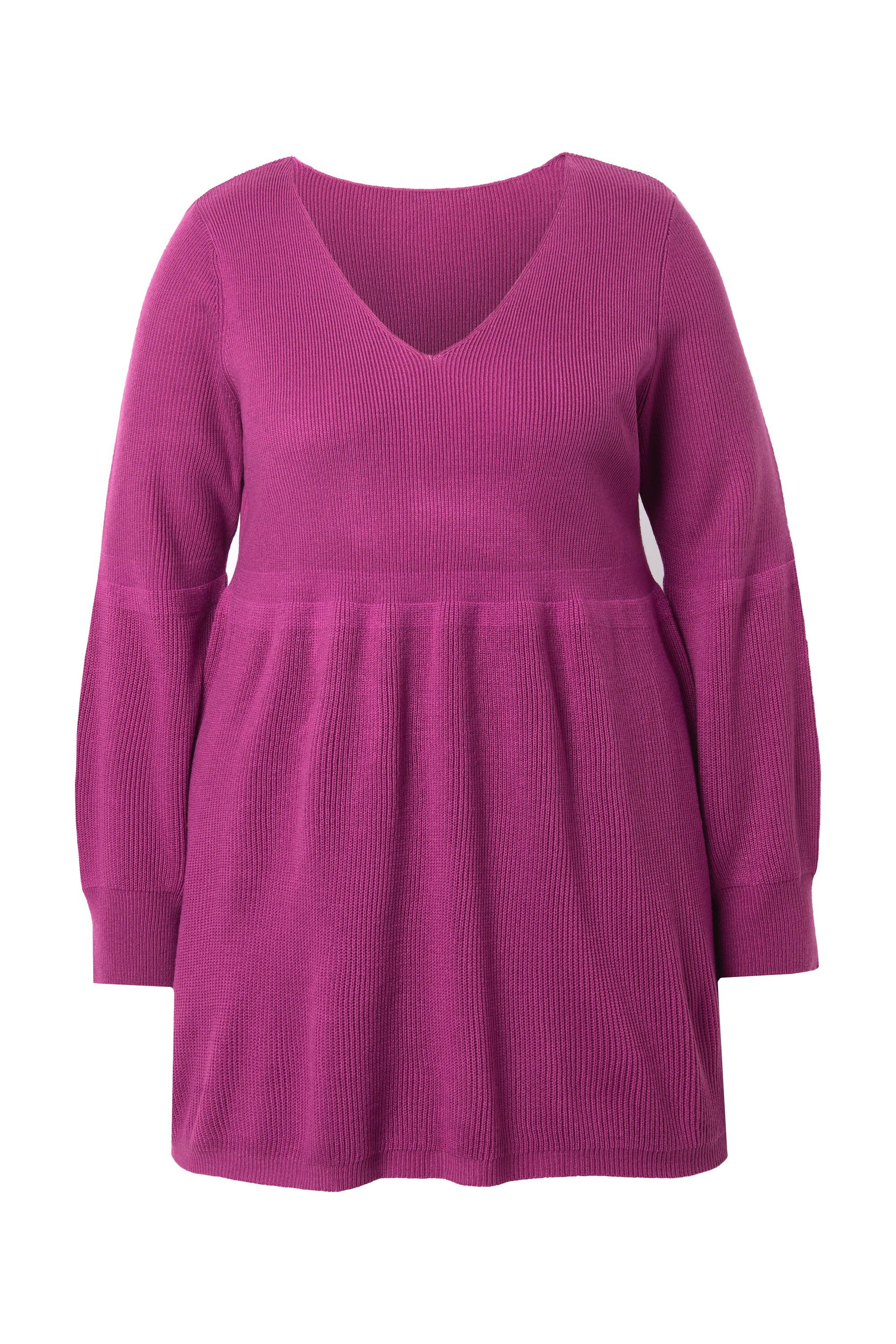 MIAMODA Strickpullover Pullover KaschmirFeel breites Schößchen günstig online kaufen