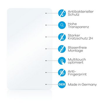 upscreen Schutzfolie für BMW 3 G21 2020 Infotainment System (Rechtslenker-Auto, Trapez), Displayschutzfolie, Folie Premium klar antibakteriell
