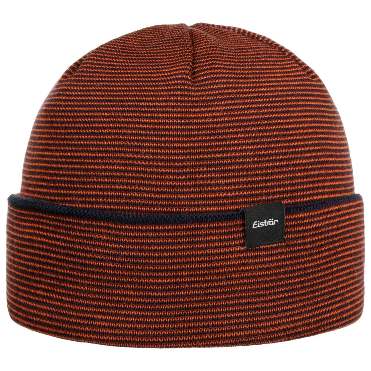 Eisbär Beanie (1-St) Strickmütze mit Umschlag, Made in the EU