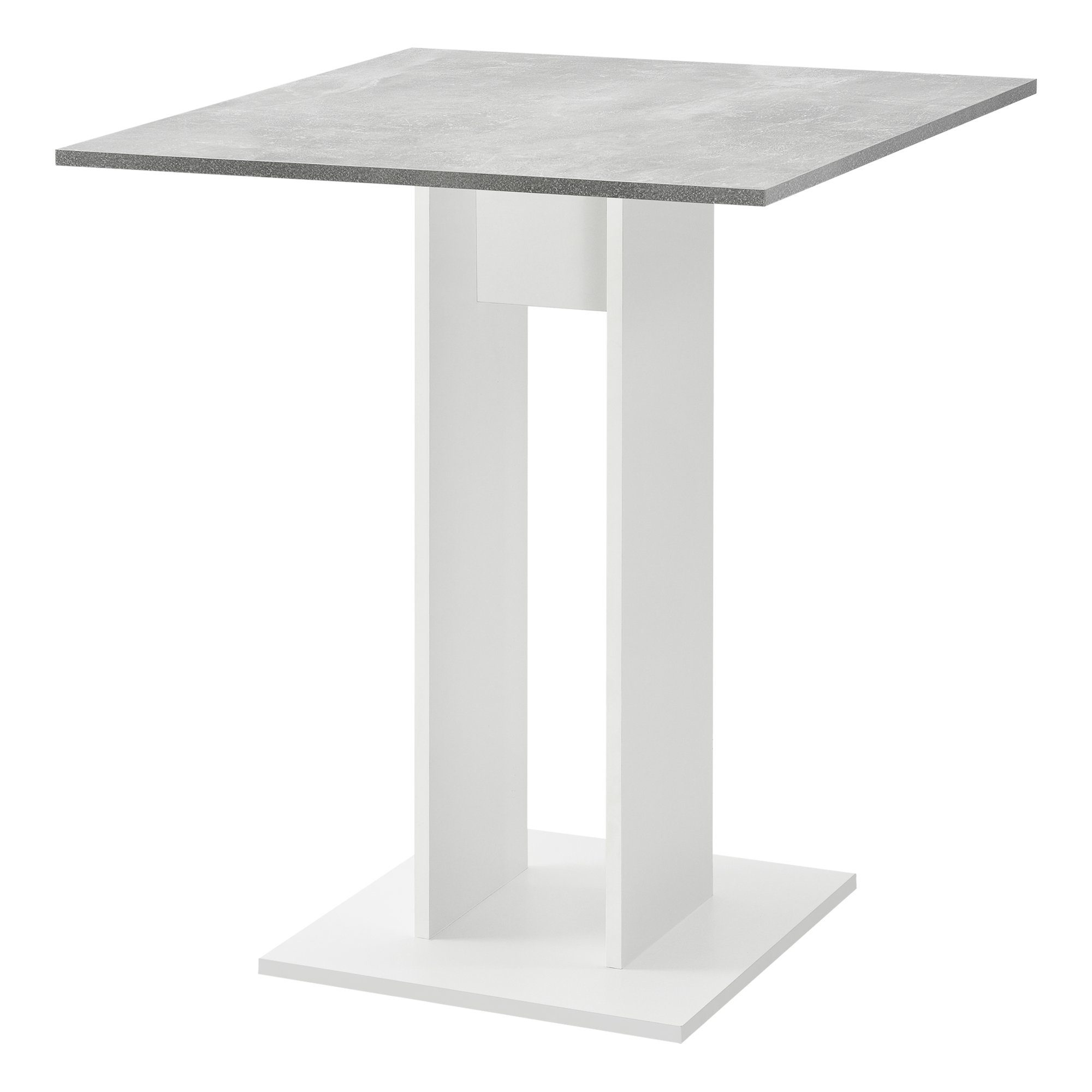 en.casa Küchentisch, »Lindesnes« Säulentisch quadratisch 65x65x78cm günstig online kaufen