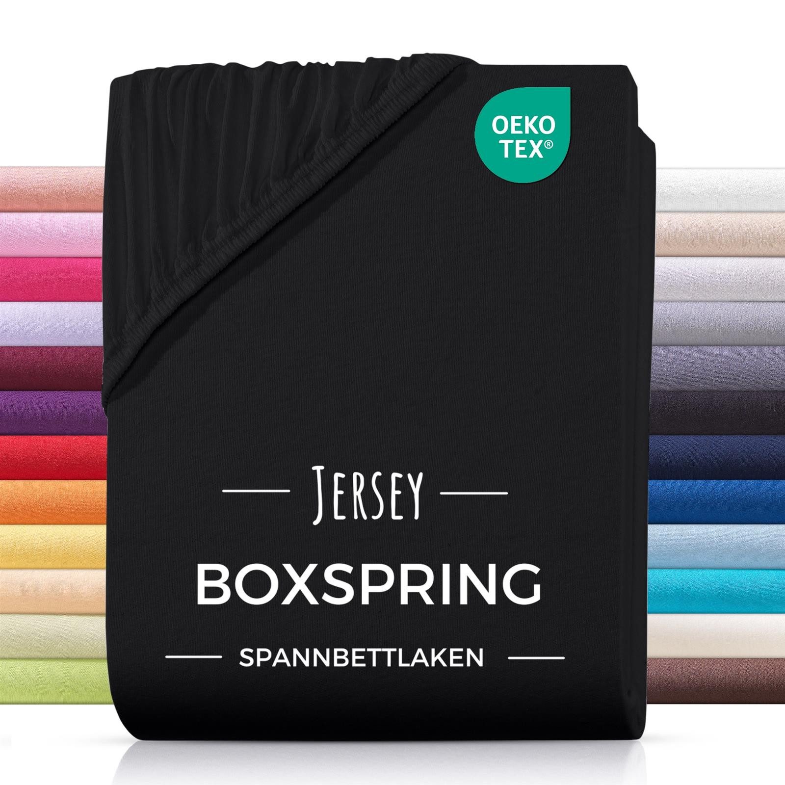 Carpe Sonno Spannbettlaken Boxspringbett Wasserbett Jersey 180x200 180x220 günstig online kaufen