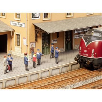 NOCH Modelleisenbahn-Figur N Sound-Szenen "Auf dem Bahnsteig"