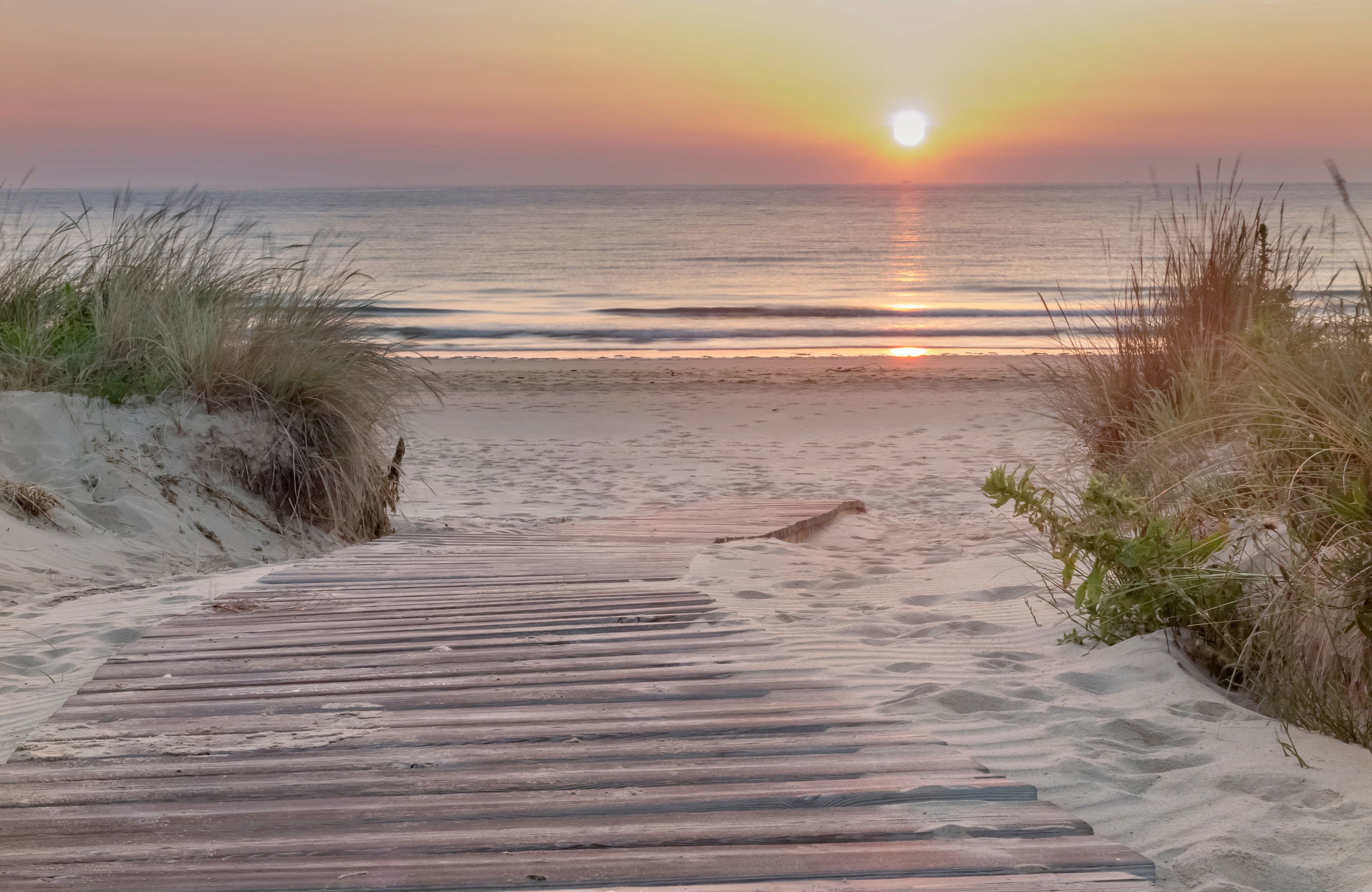 Papermoon Fototapete DÜNEN-NORDSEE STRAND SONNENUNTERGANG MEER günstig online kaufen