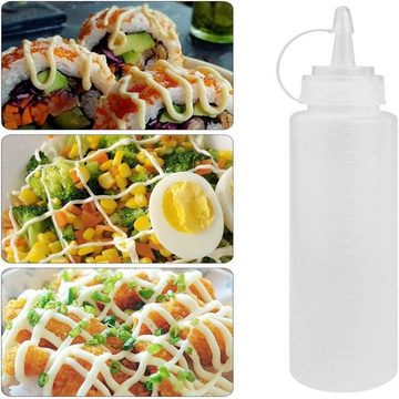 Caterize Vorratsglas 10 Stück Squeeze Flasche aus Kunststoff,Quetschflasche,Condiment