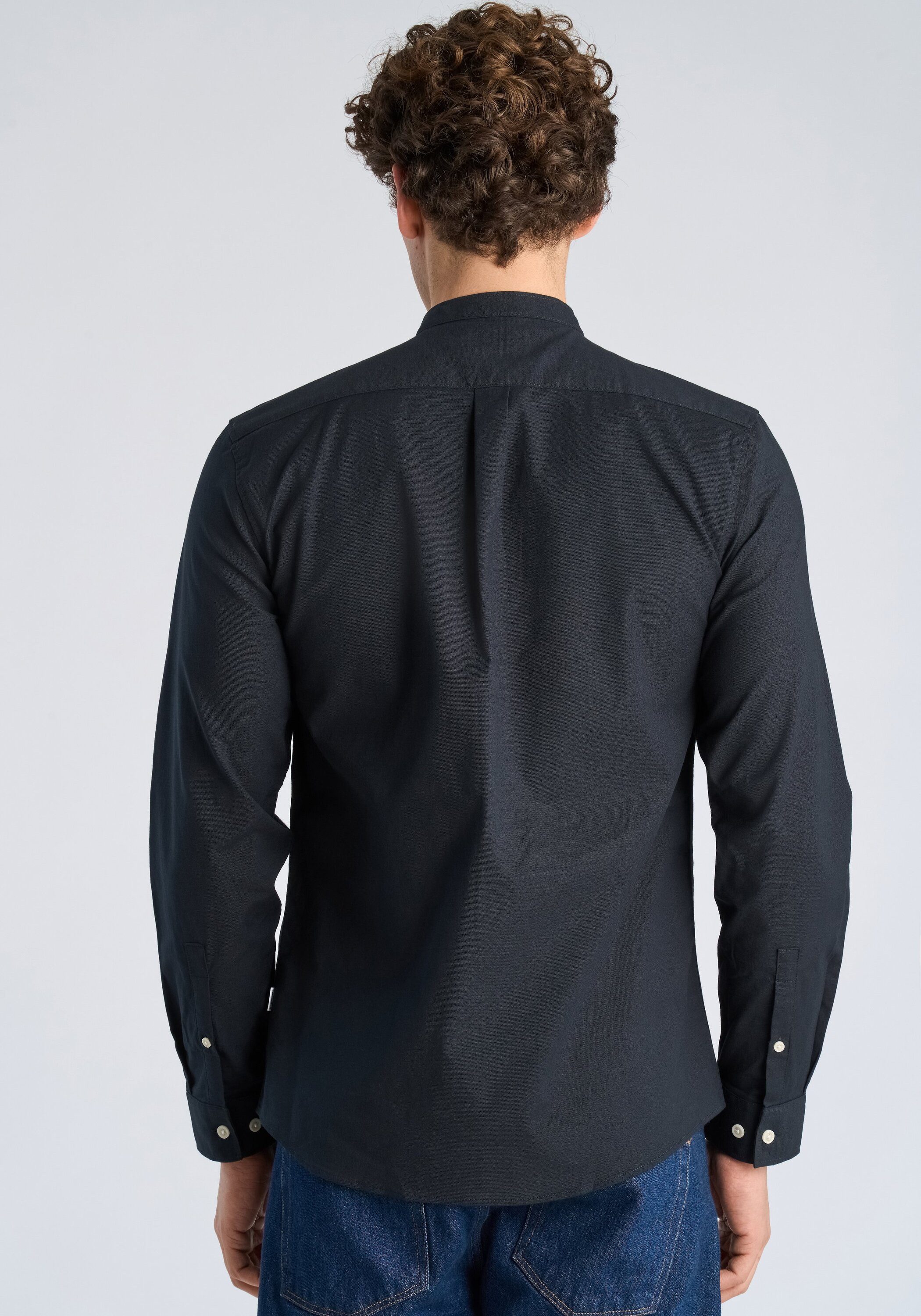 LINDBERGH Businesshemd Oxford-Hemd (Langarm) Relaxed Fit – Bild 2 von 5