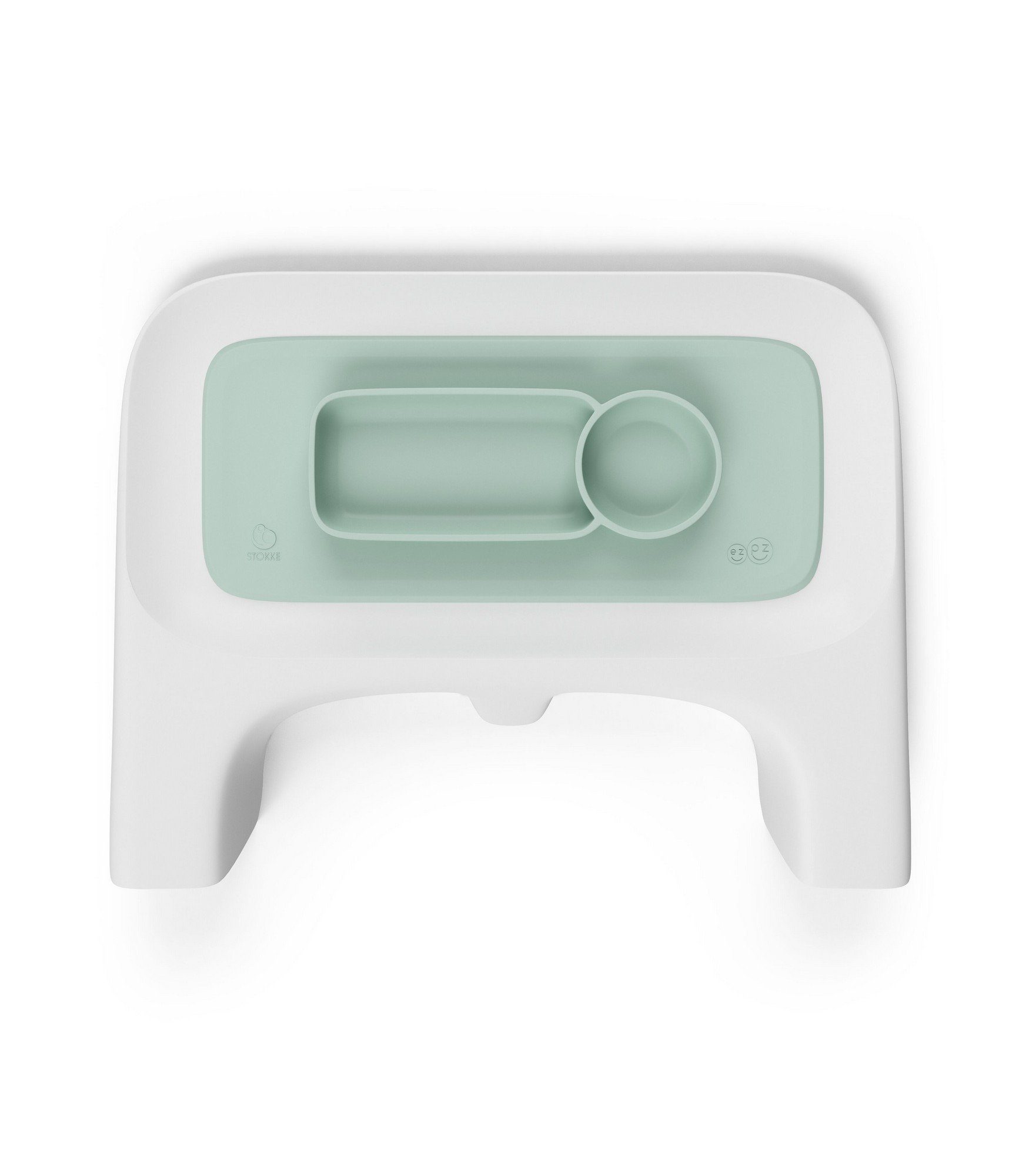 Stokke by passend Platzset, Clikk™ Tray, Mint für Soft ezpz™ Stokke™,