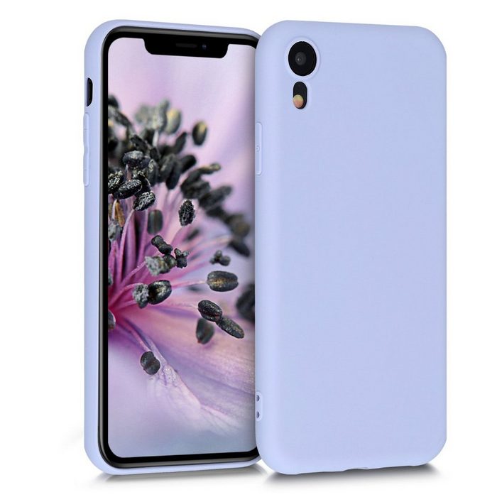 kwmobile Handyhülle Hülle für Apple iPhone XR Hülle Silikon - Soft Handyhülle - Handy Case Cover - Pastell Lavendel