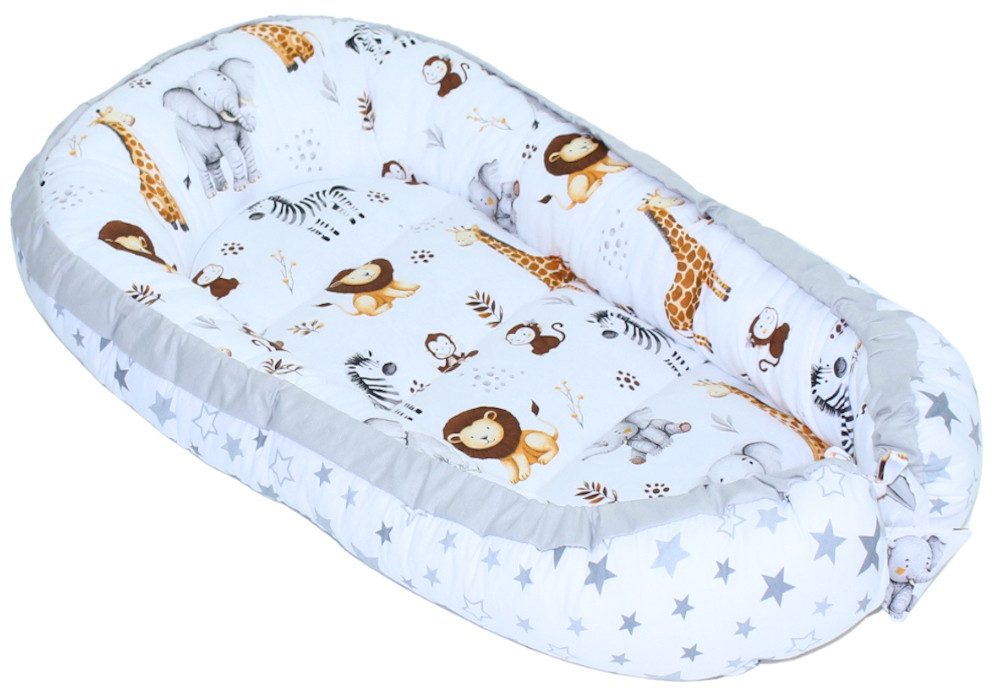 Primawela Bettnestchen Baby Nestchen Kokon Kuschelnest Baumwolle