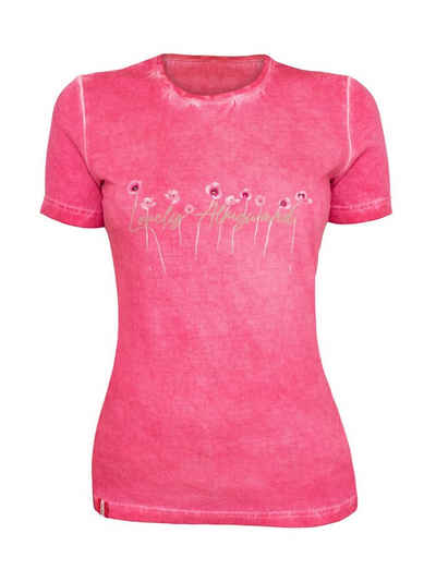 Almgwand Trachtenshirt T-Shirt BROMBERGALM pink