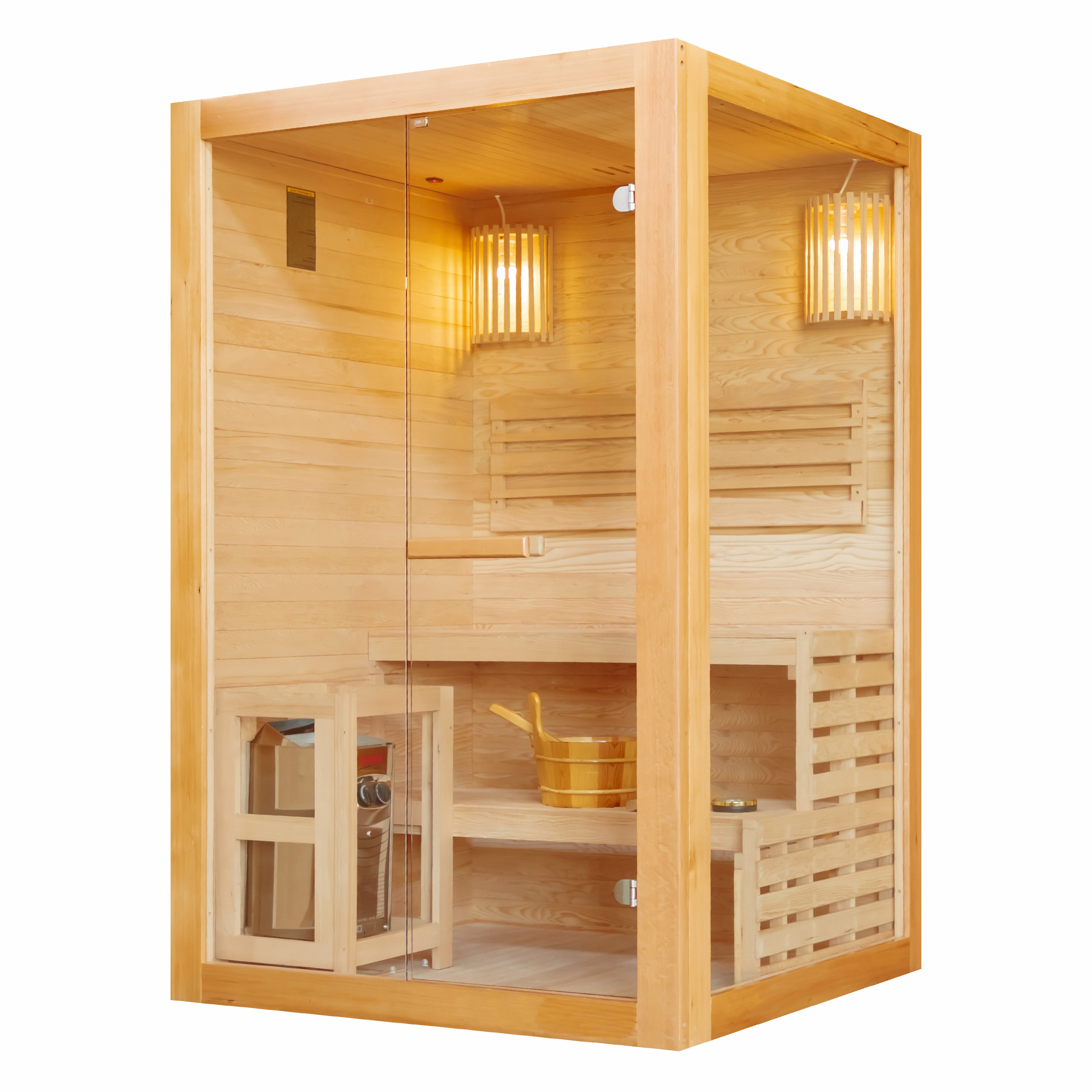 Sanotechnik Sauna PANORAMA, BxTxH: 130 x günstig online kaufen