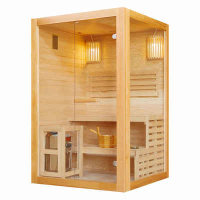 Sanotechnik Sauna PANORAMA, BxTxH: 130 x 120 x 200 cm